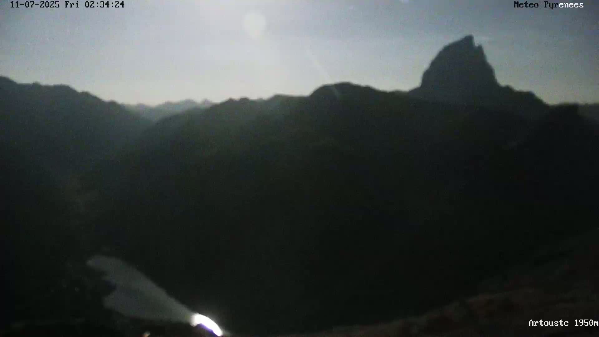 Laruns, Artouste Mount Live Cam - Oloron-Sainte-Marie, Pyrenees-Atlantiques, Nouvelle-Aquitaine, France