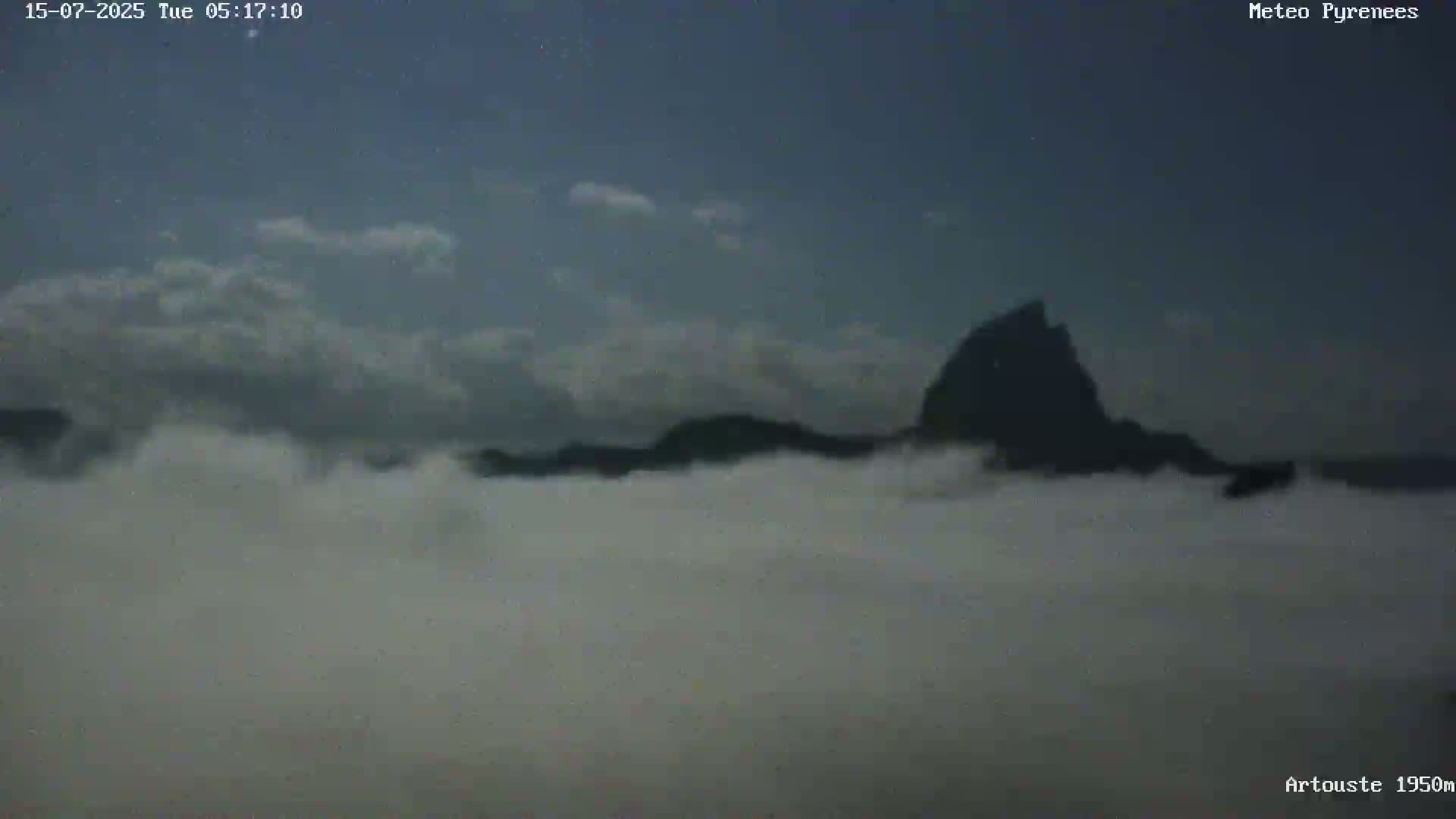 Laruns, Artouste Mount Live Cam - Oloron-Sainte-Marie, Pyrenees-Atlantiques, Nouvelle-Aquitaine, France