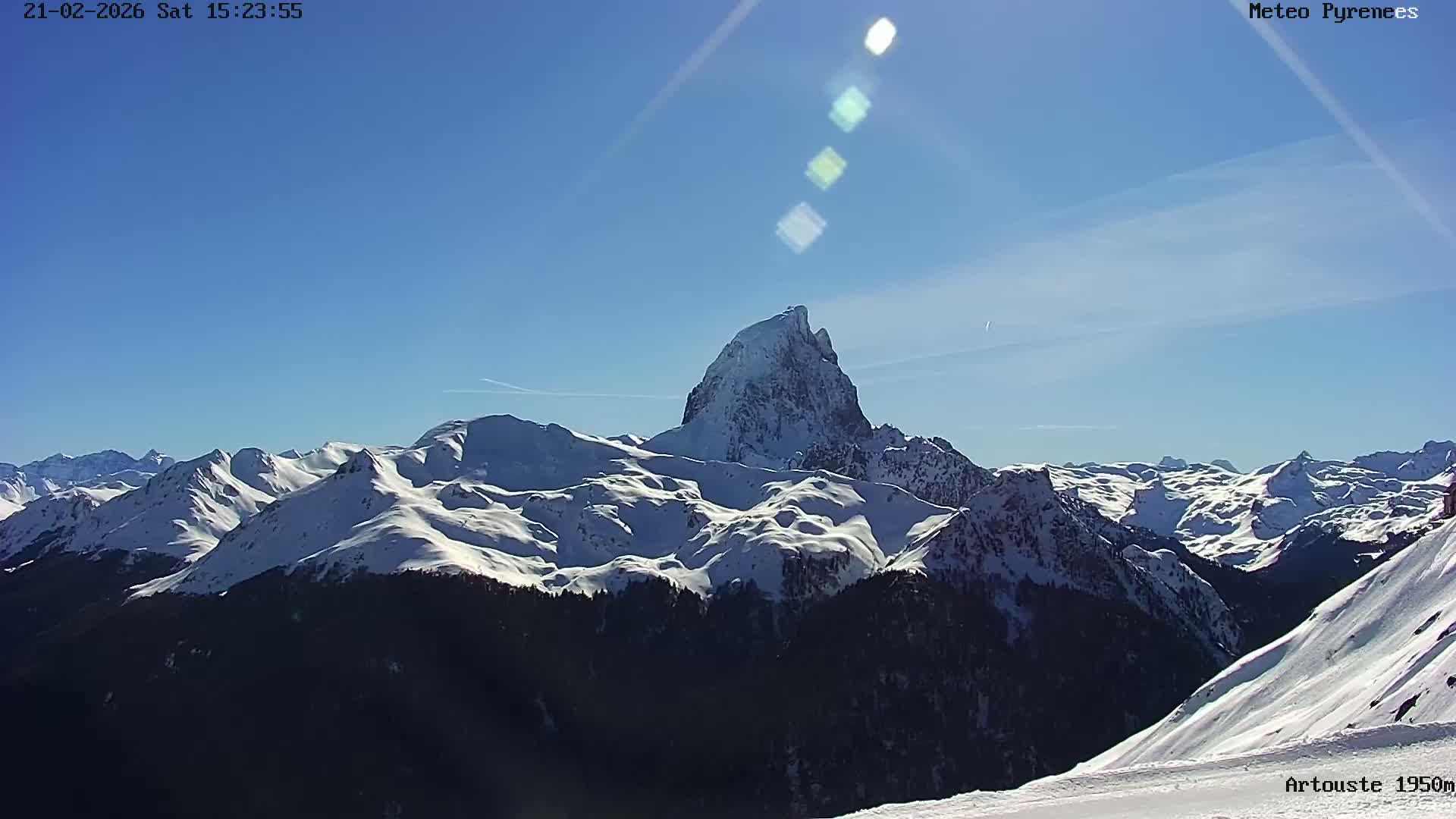 Laruns, Artouste Mount Live Cam - Oloron-Sainte-Marie, Pyrenees-Atlantiques, Nouvelle-Aquitaine, France
