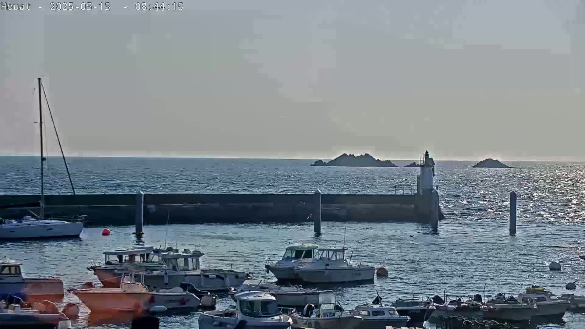 Houat Island Coast Live Cam - Ile-d'Houat, Morbihan, Bretagne, France