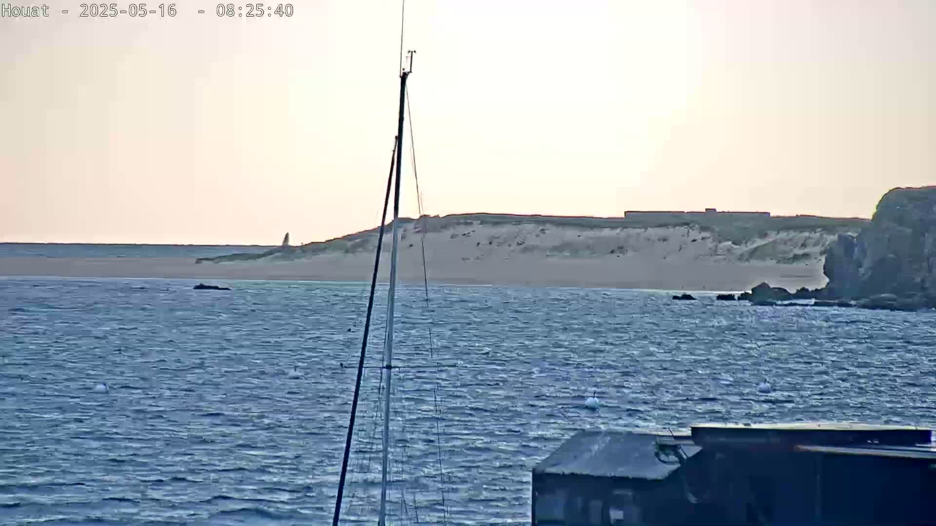 Houat Island Coast Live Cam - Ile-d'Houat, Morbihan, Bretagne, France