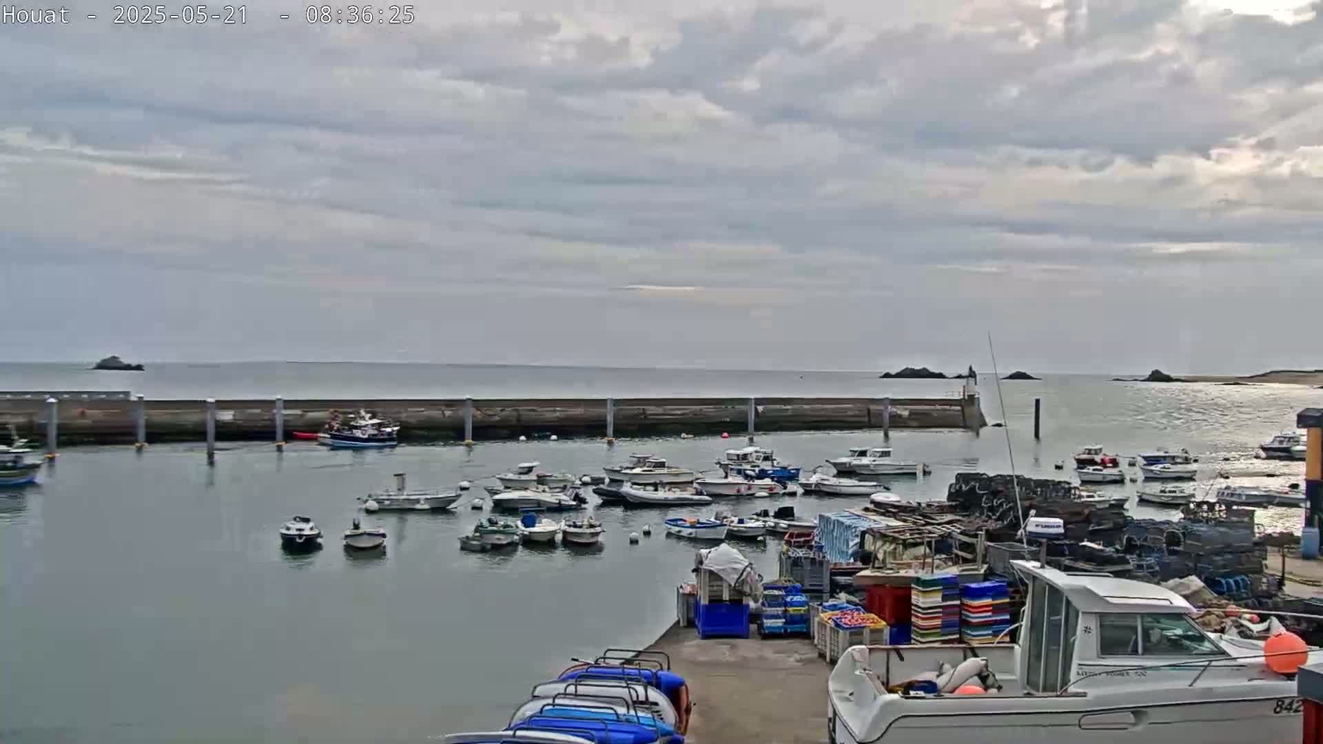 Houat Island Coast Live Cam - Ile-d'Houat, Morbihan, Bretagne, France