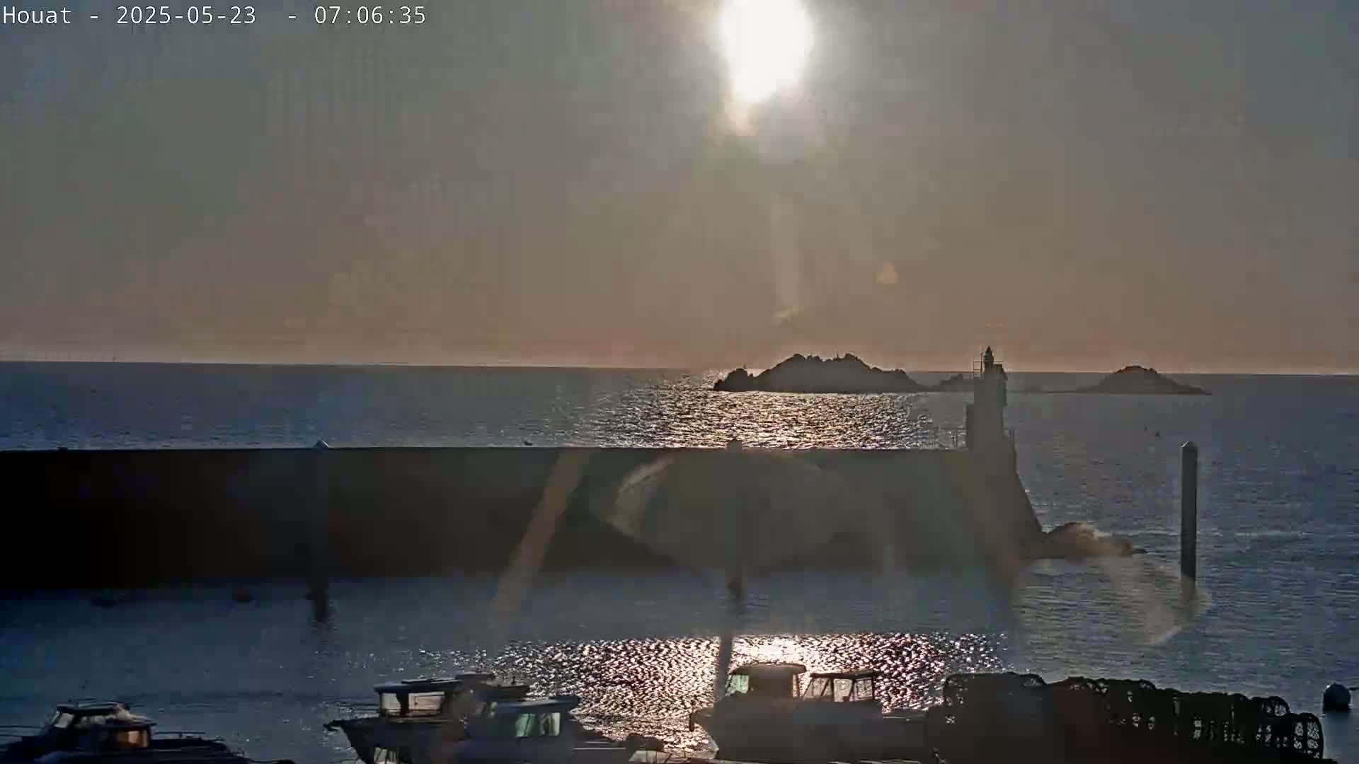 Houat Island Coast Live Cam - Ile-d'Houat, Morbihan, Bretagne, France
