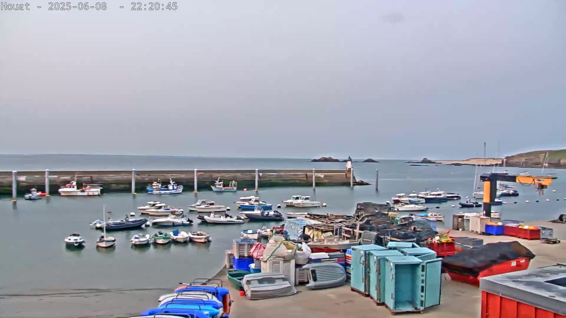Houat Island Coast Live Cam - Ile-d'Houat, Morbihan, Bretagne, France