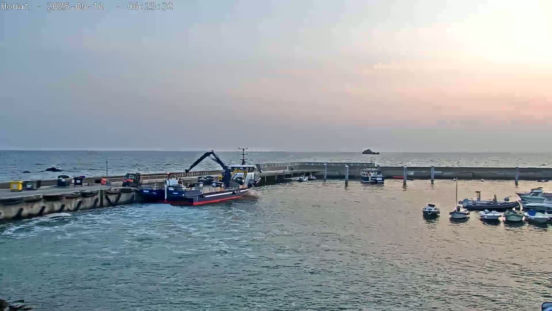 Houat Island Coast Live Cam - Ile-d'Houat, Morbihan, Bretagne, France