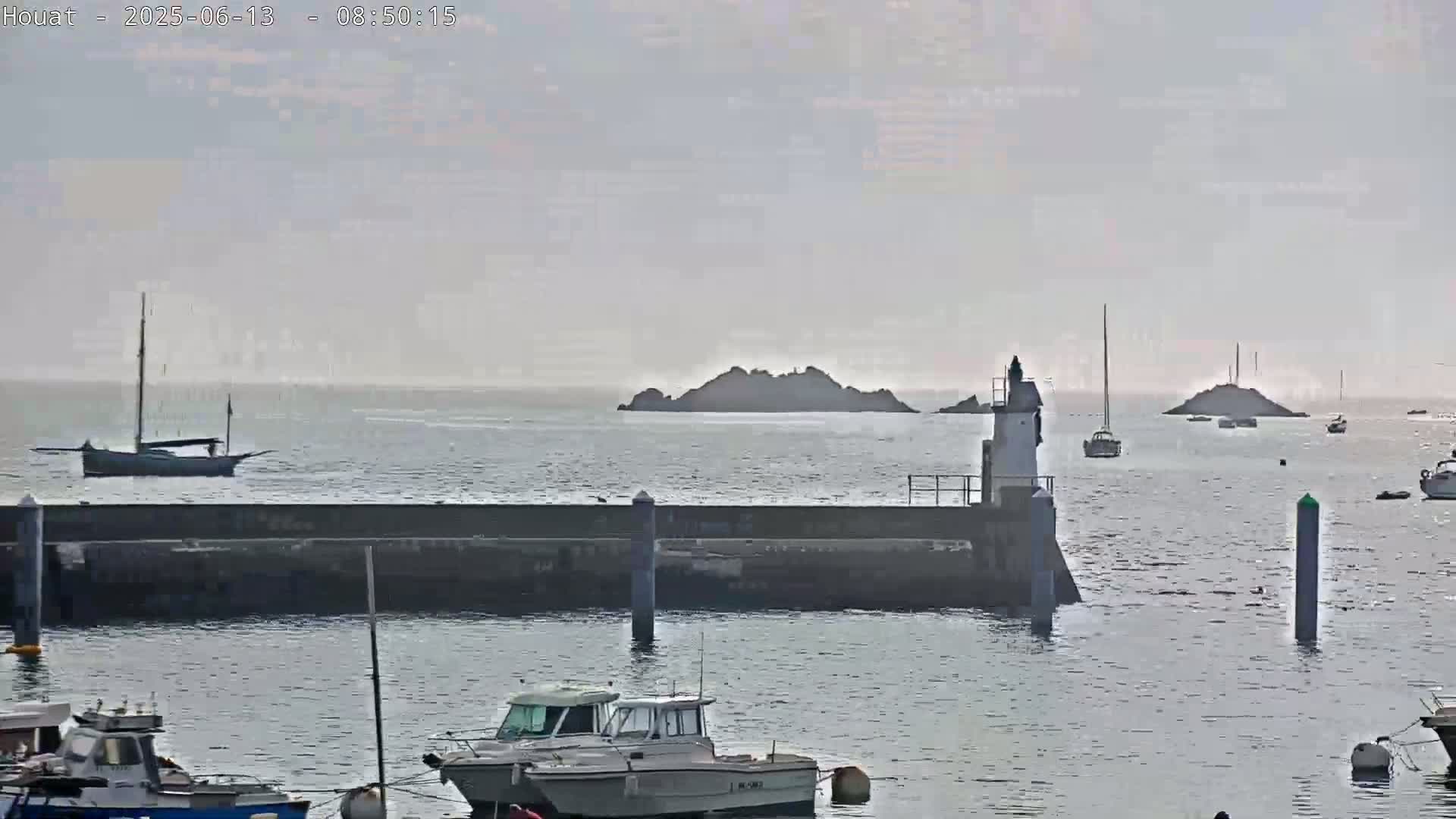 Houat Island Coast Live Cam - Ile-d'Houat, Morbihan, Bretagne, France