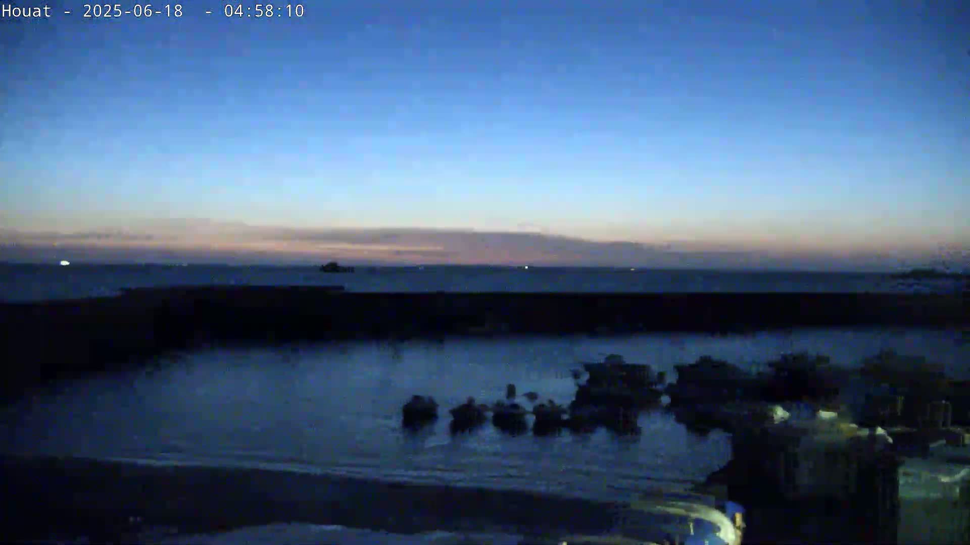 Houat Island Coast Live Cam - Ile-d'Houat, Morbihan, Bretagne, France
