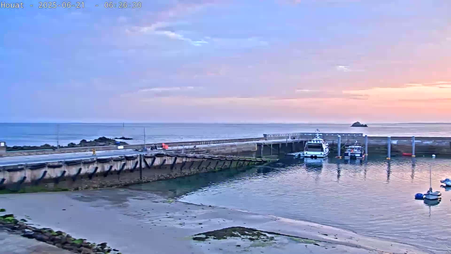 Houat Island Coast Live Cam - Ile-d'Houat, Morbihan, Bretagne, France