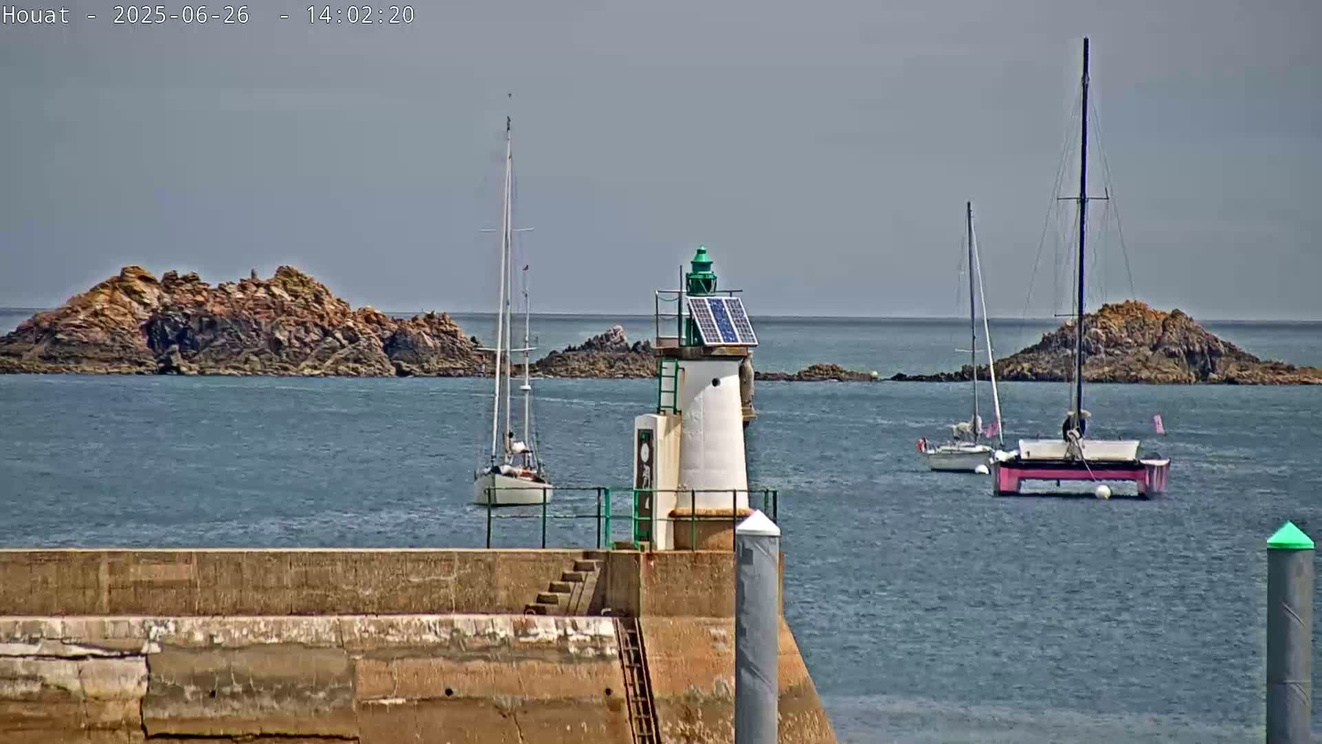 Houat Island Coast Live Cam - Ile-d'Houat, Morbihan, Bretagne, France