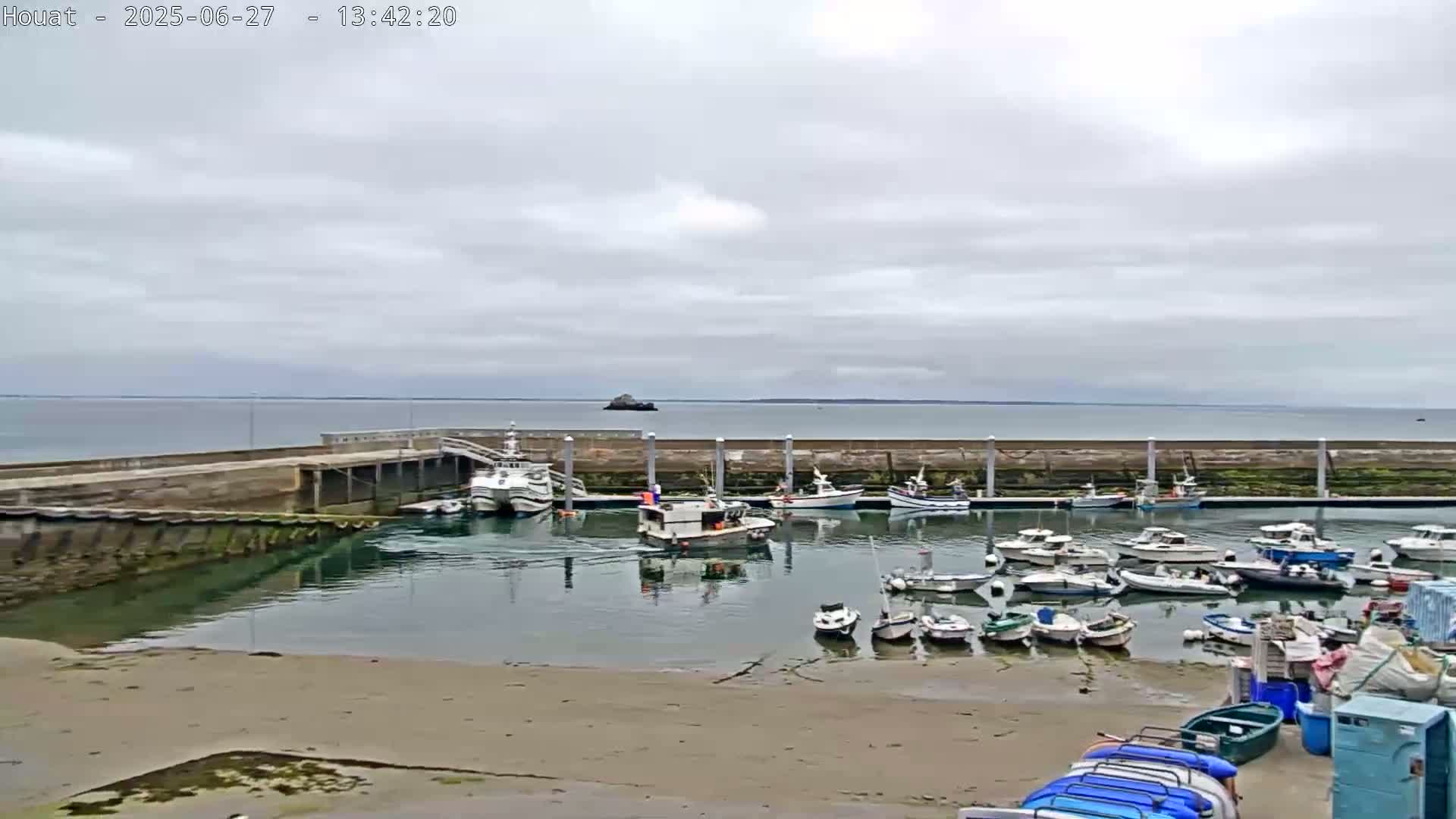 Houat Island Coast Live Cam - Ile-d'Houat, Morbihan, Bretagne, France