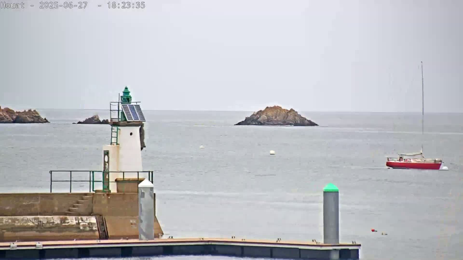 Houat Island Coast Live Cam - Ile-d'Houat, Morbihan, Bretagne, France