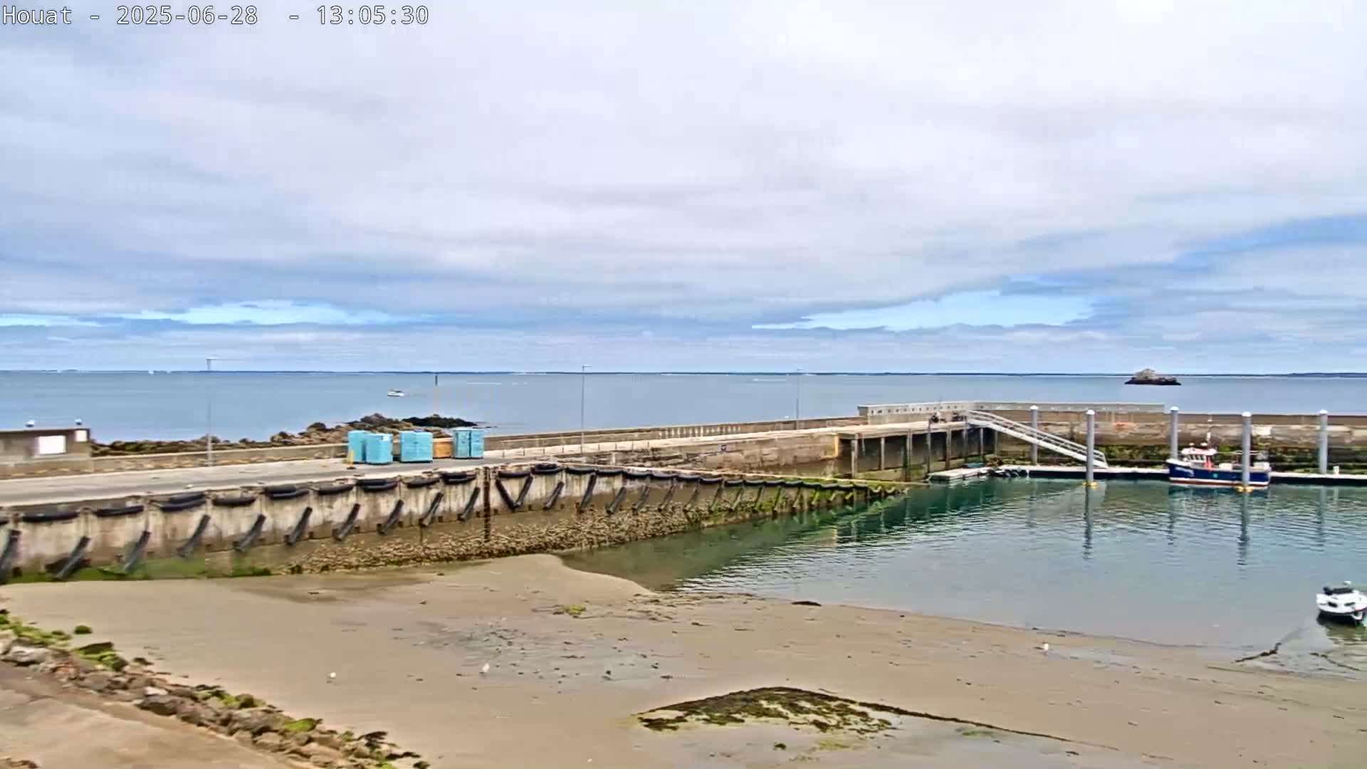 Houat Island Coast Live Cam - Ile-d'Houat, Morbihan, Bretagne, France