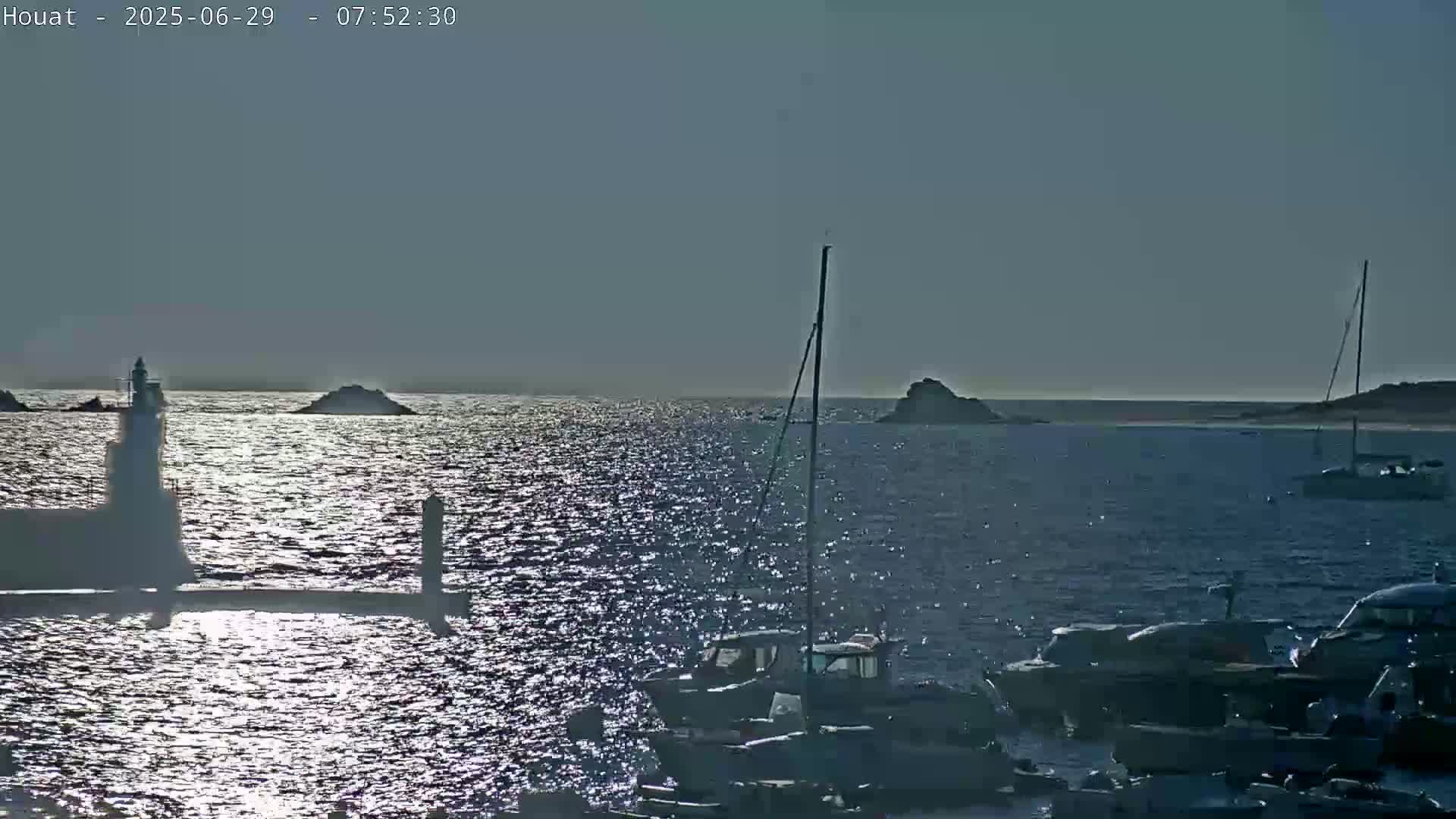 Houat Island Coast Live Cam - Ile-d'Houat, Morbihan, Bretagne, France