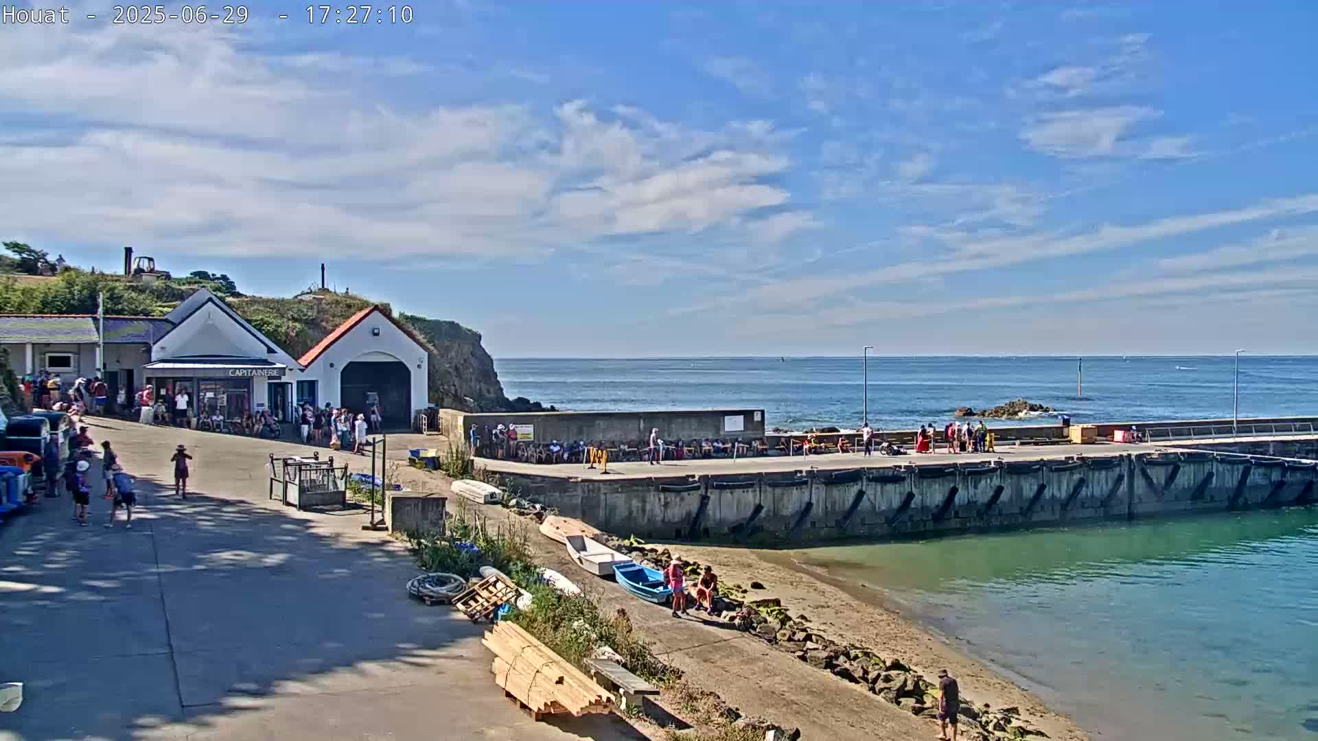 Houat Island Coast Live Cam - Ile-d'Houat, Morbihan, Bretagne, France