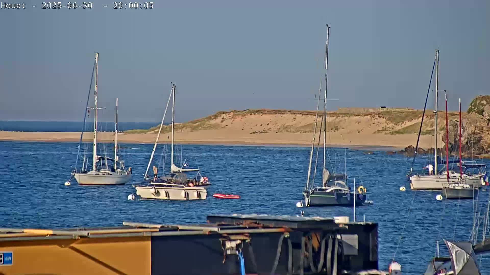 Houat Island Coast Live Cam - Ile-d'Houat, Morbihan, Bretagne, France