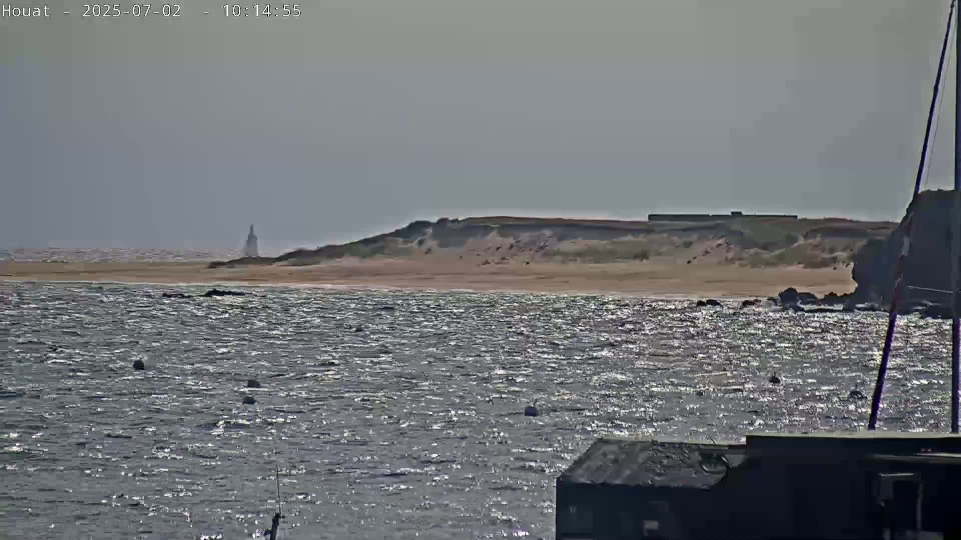 Houat Island Coast Live Cam - Ile-d'Houat, Morbihan, Bretagne, France