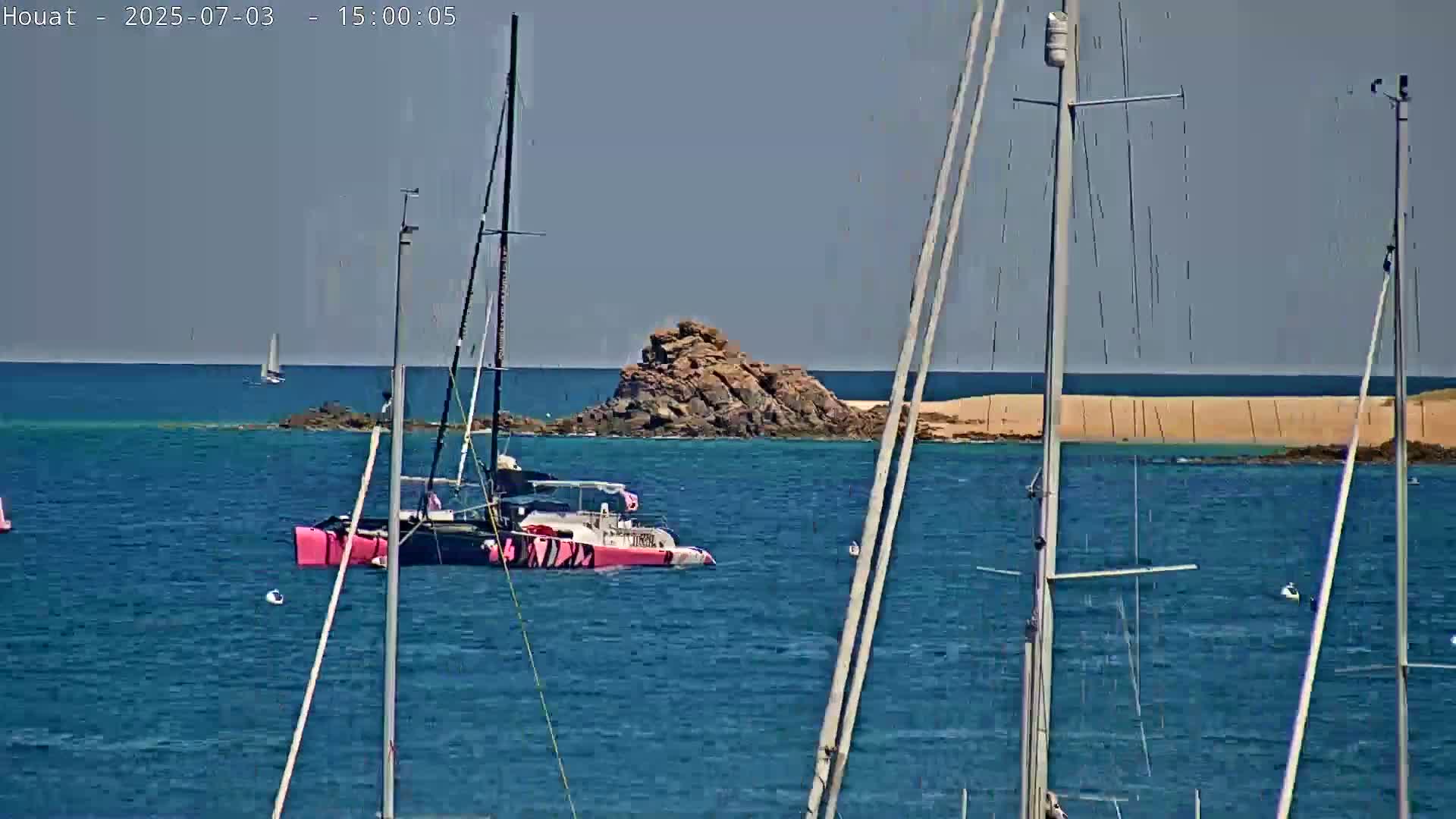 Houat Island Coast Live Cam - Ile-d'Houat, Morbihan, Bretagne, France