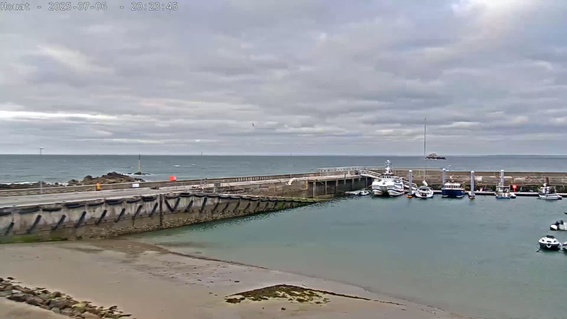 Houat Island Coast Live Cam - Ile-d'Houat, Morbihan, Bretagne, France