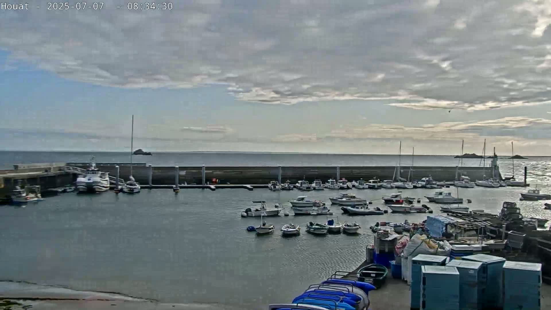 Houat Island Coast Live Cam - Ile-d'Houat, Morbihan, Bretagne, France