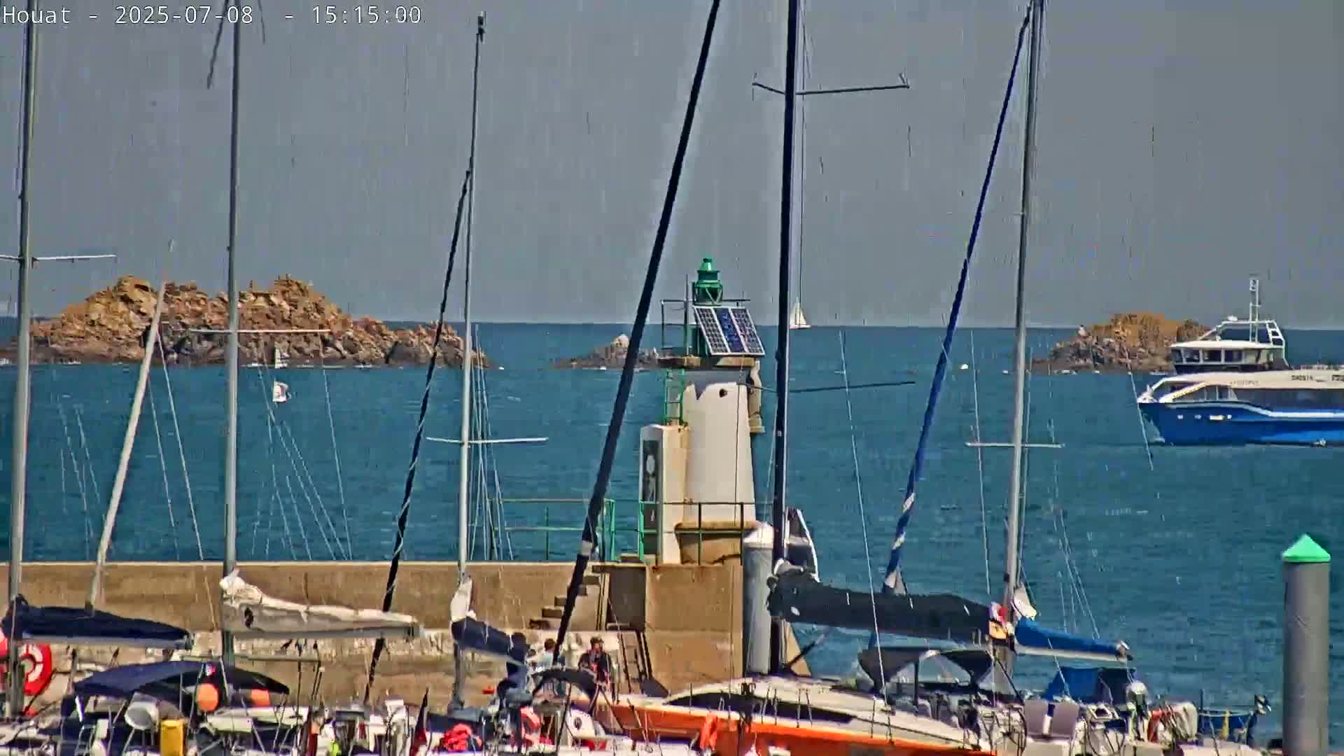 Houat Island Coast Live Cam - Ile-d'Houat, Morbihan, Bretagne, France
