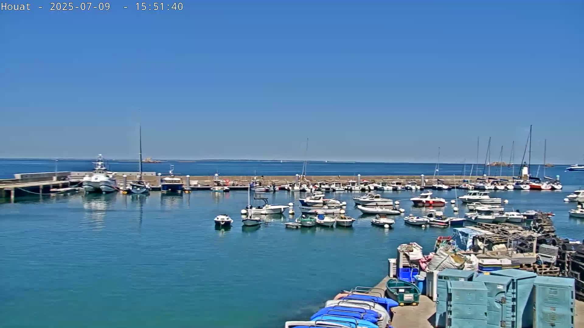 Houat Island Coast Live Cam - Ile-d'Houat, Morbihan, Bretagne, France