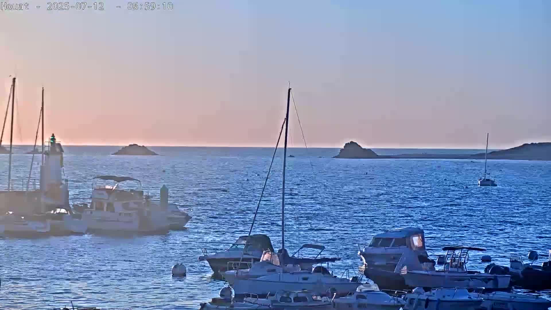 Houat Island Coast Live Cam - Ile-d'Houat, Morbihan, Bretagne, France