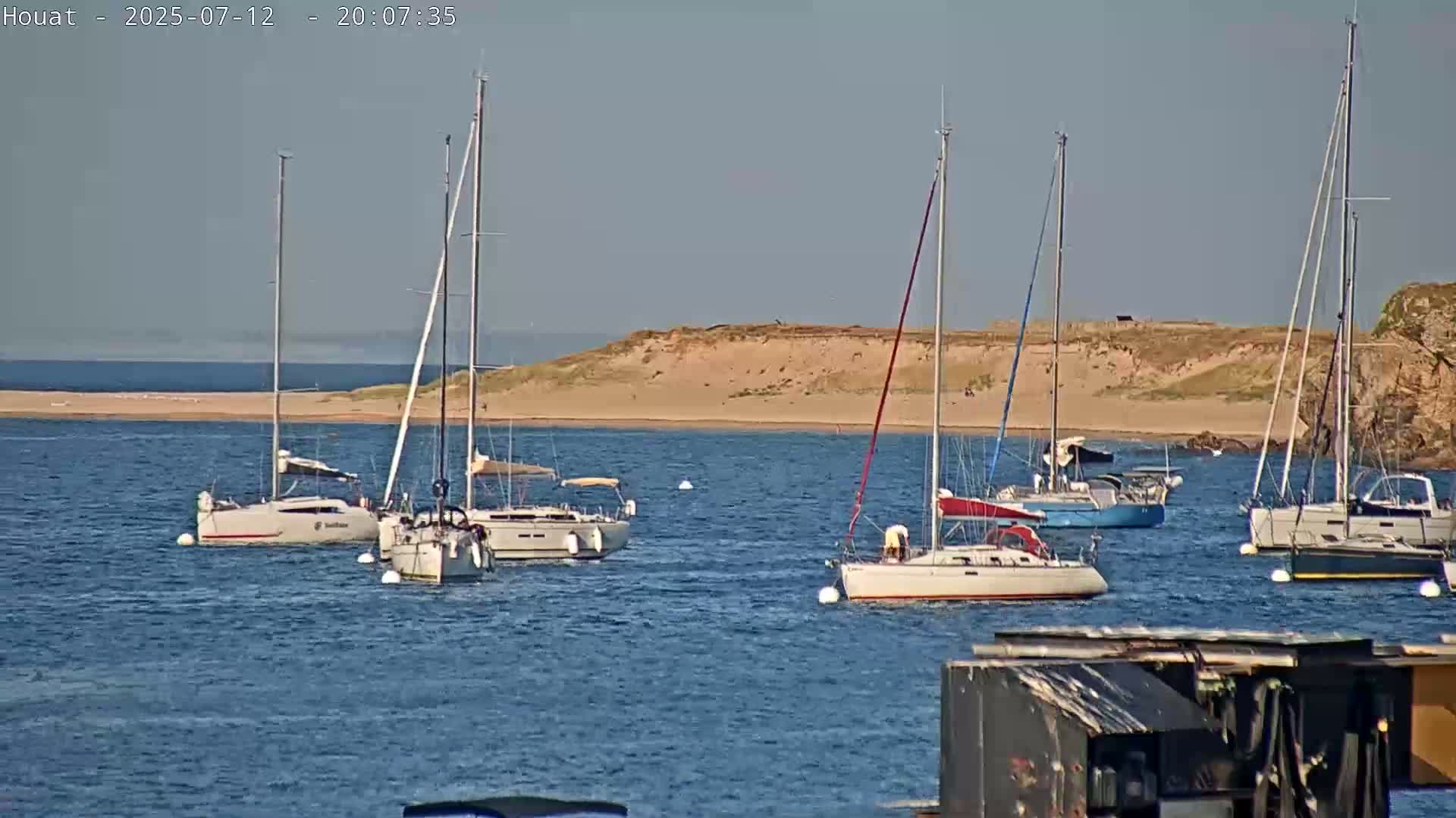 Houat Island Coast Live Cam - Ile-d'Houat, Morbihan, Bretagne, France