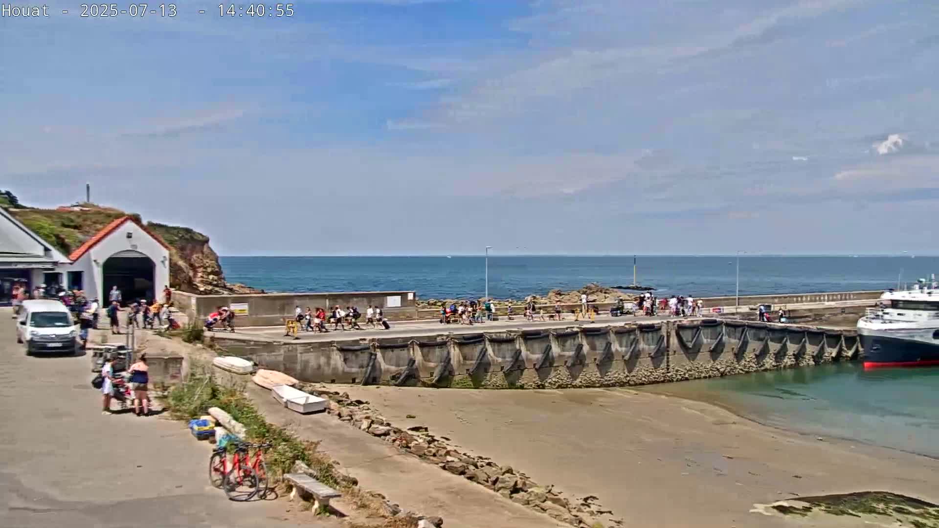 Houat Island Coast Live Cam - Ile-d'Houat, Morbihan, Bretagne, France