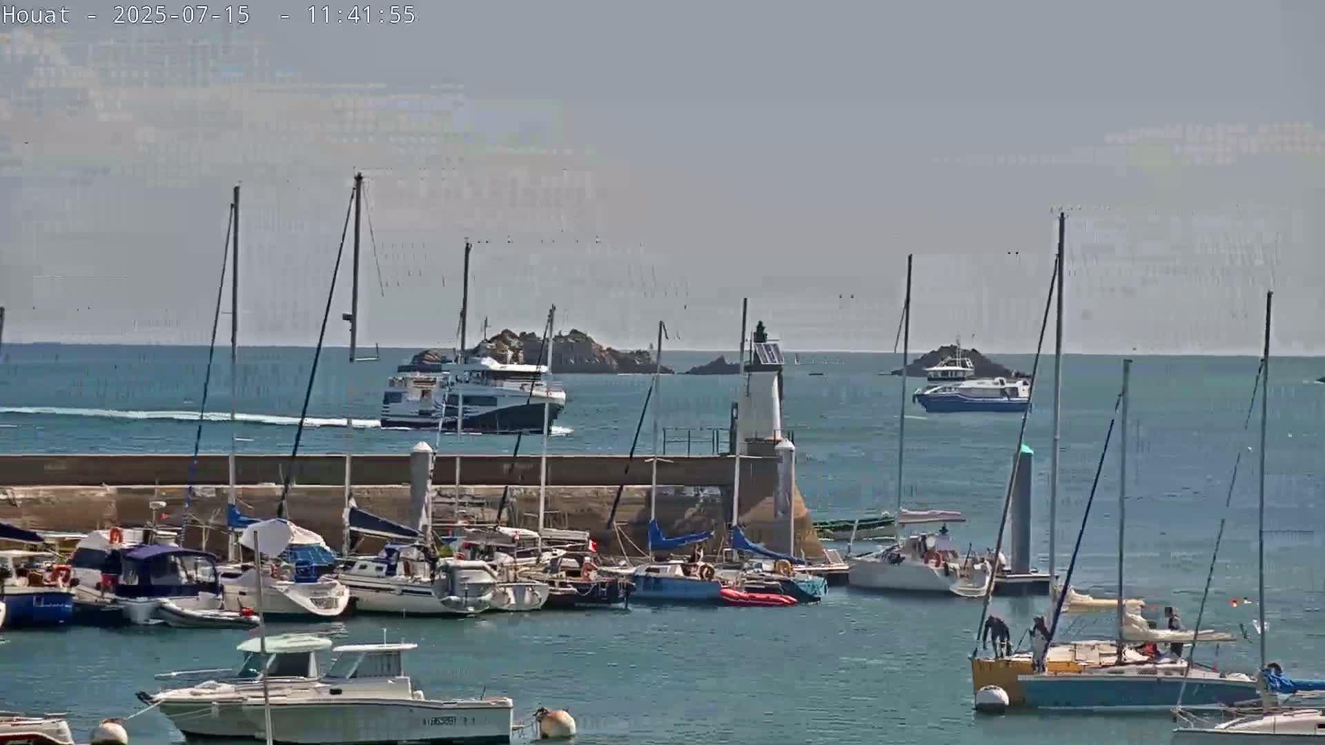Houat Island Coast Live Cam - Ile-d'Houat, Morbihan, Bretagne, France