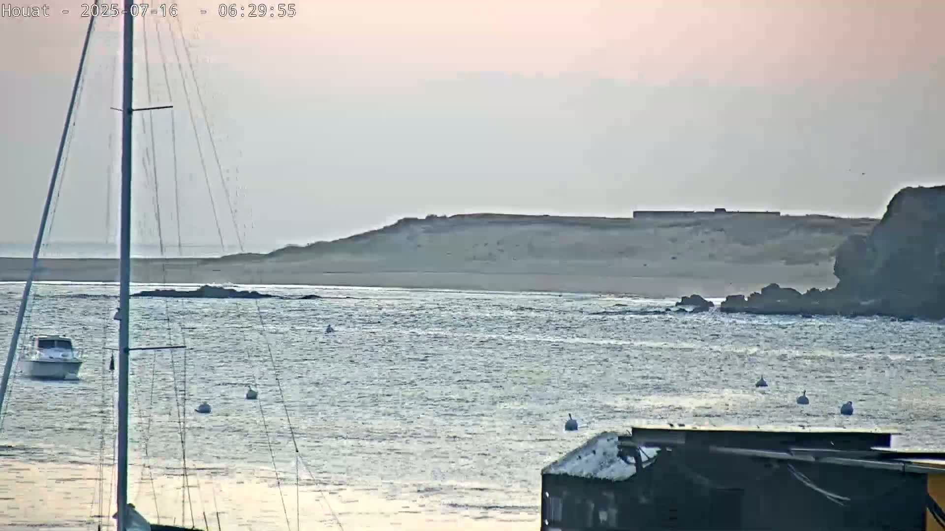 Houat Island Coast Live Cam - Ile-d'Houat, Morbihan, Bretagne, France