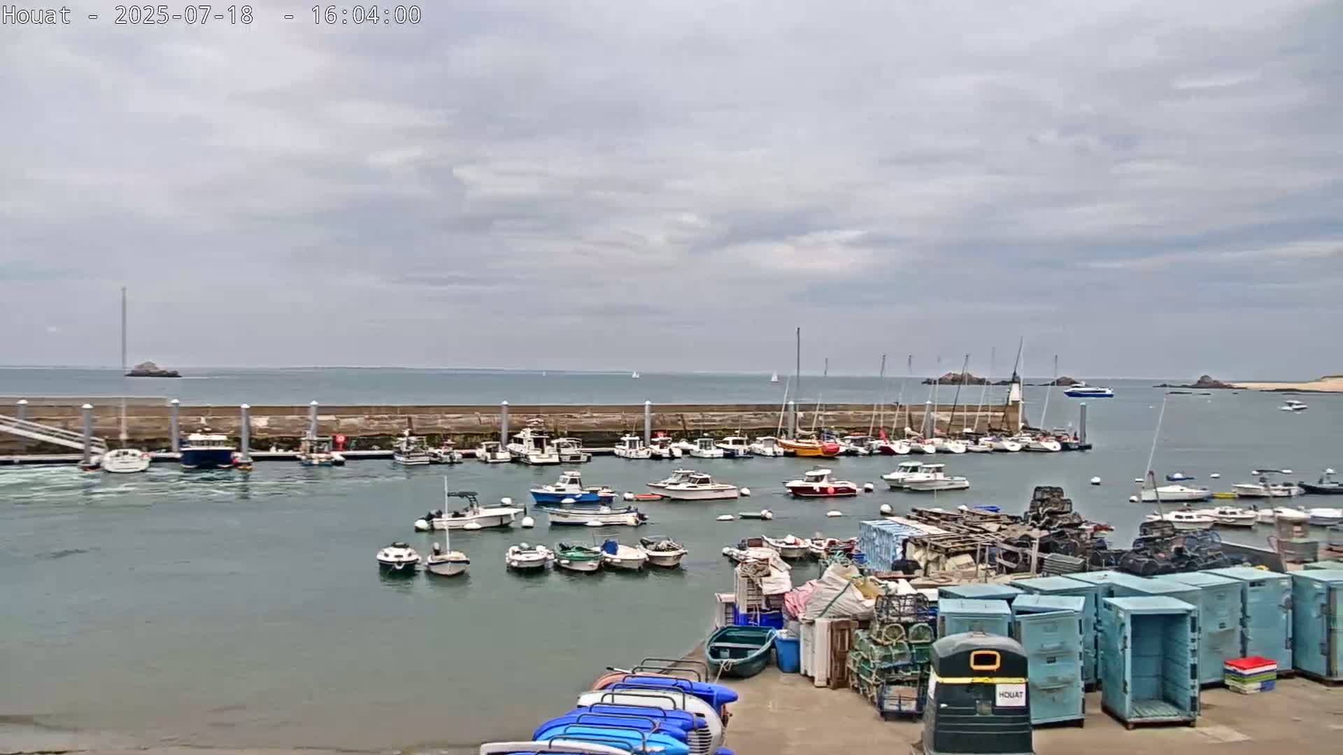 Houat Island Coast Live Cam - Ile-d'Houat, Morbihan, Bretagne, France