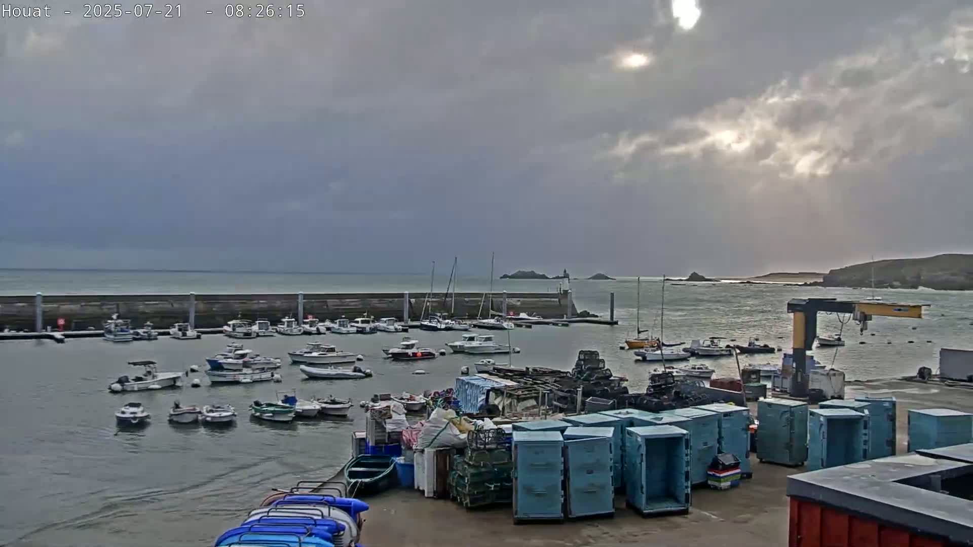 Houat Island Coast Live Cam - Ile-d'Houat, Morbihan, Bretagne, France