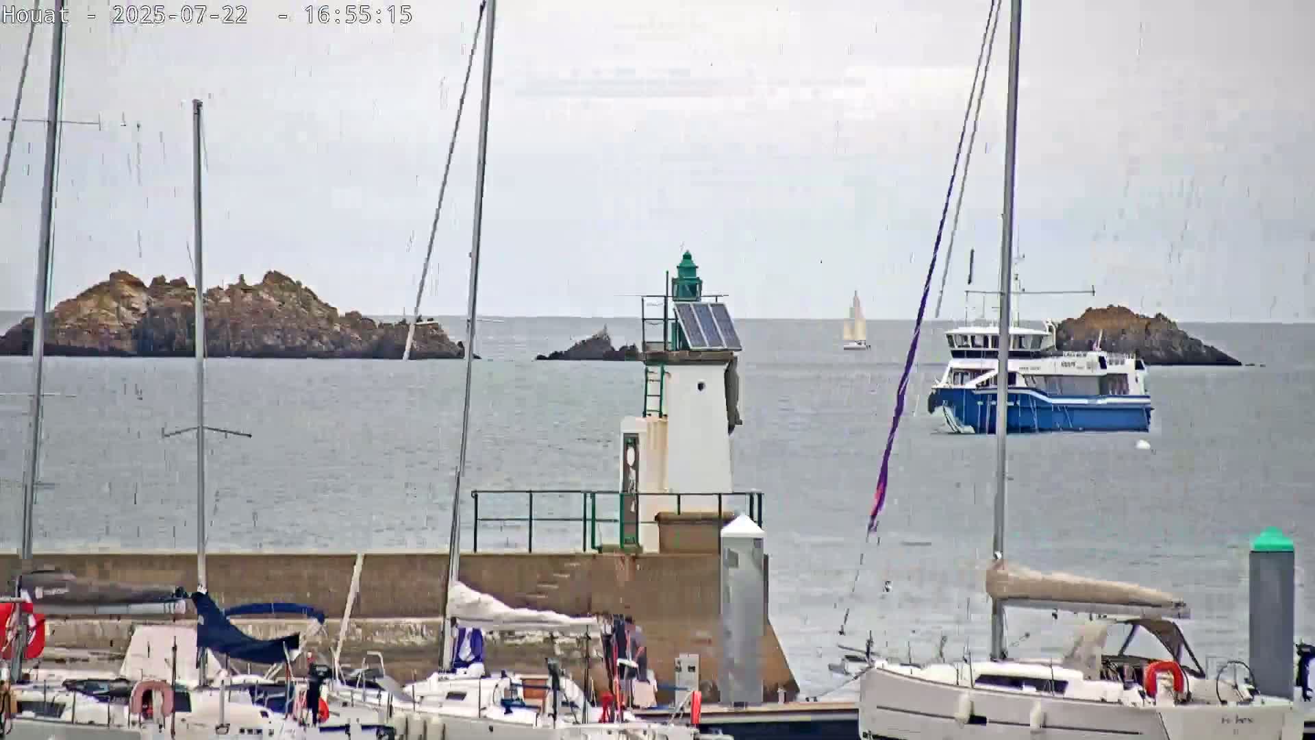 Houat Island Coast Live Cam - Ile-d'Houat, Morbihan, Bretagne, France