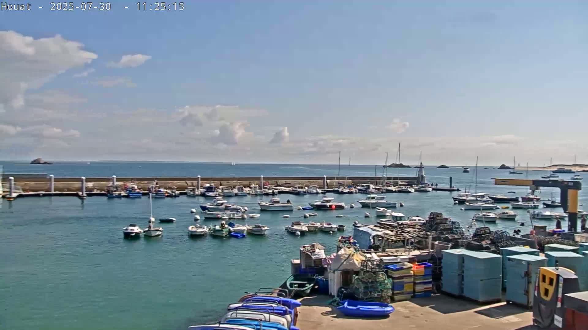 Houat Island Coast Live Cam - Ile-d'Houat, Morbihan, Bretagne, France