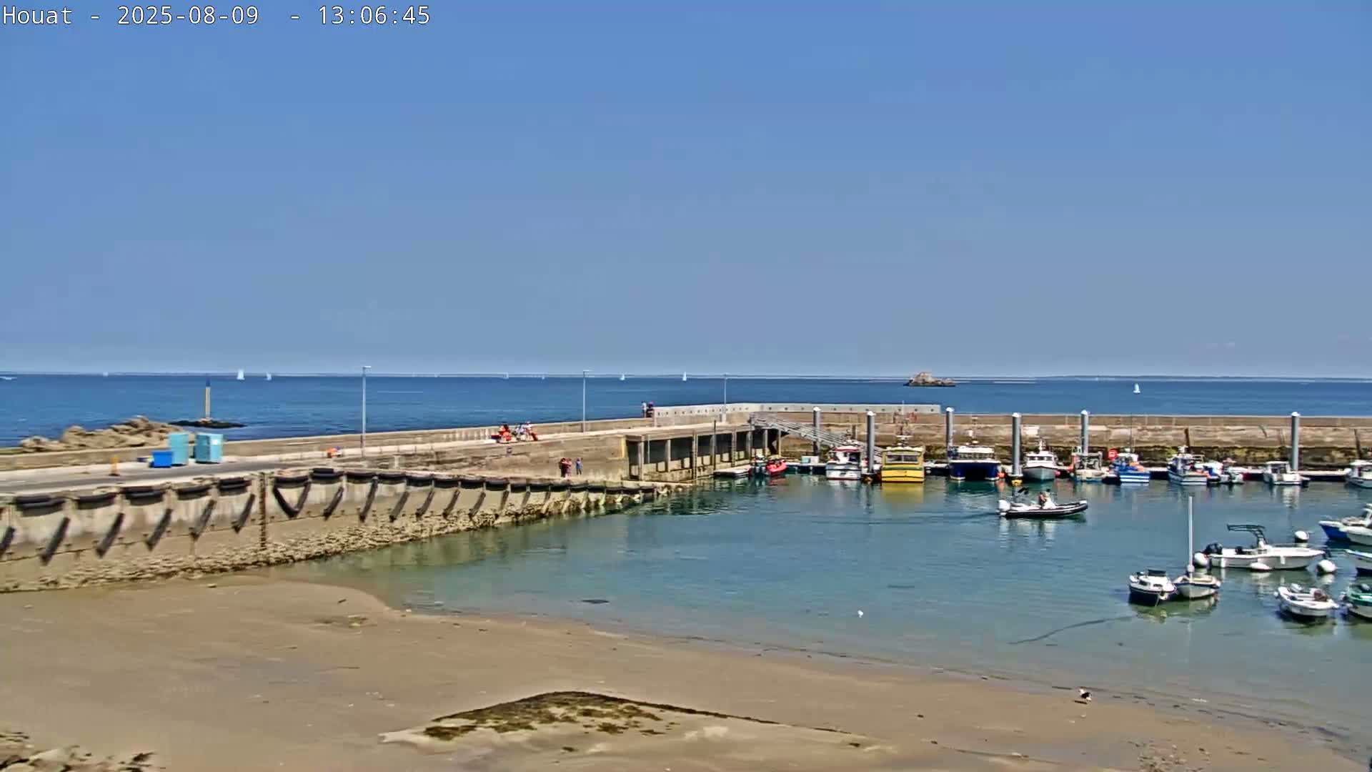 Houat Island Coast Live Cam - Ile-d'Houat, Morbihan, Bretagne, France