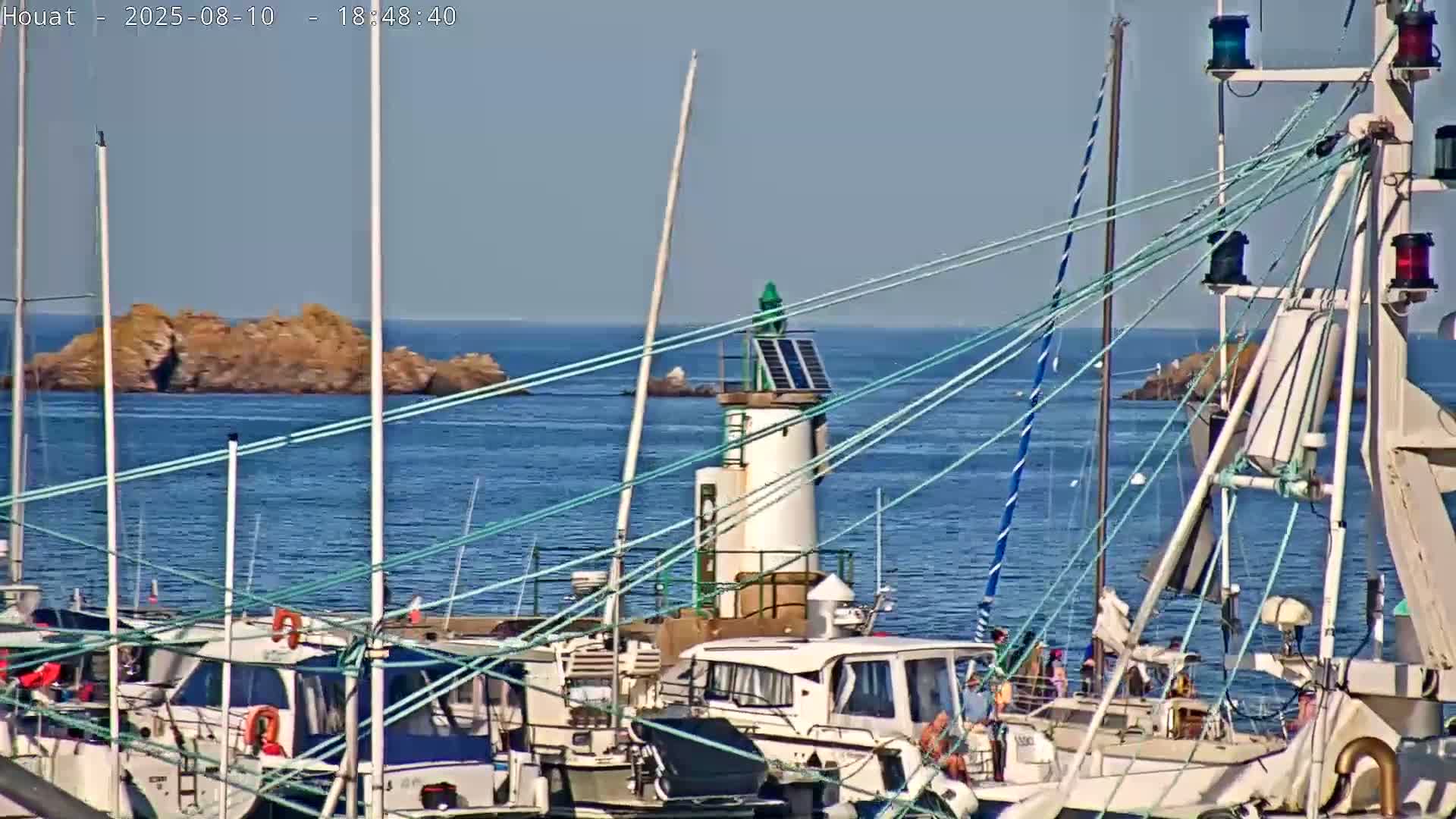 Houat Island Coast Live Cam - Ile-d'Houat, Morbihan, Bretagne, France
