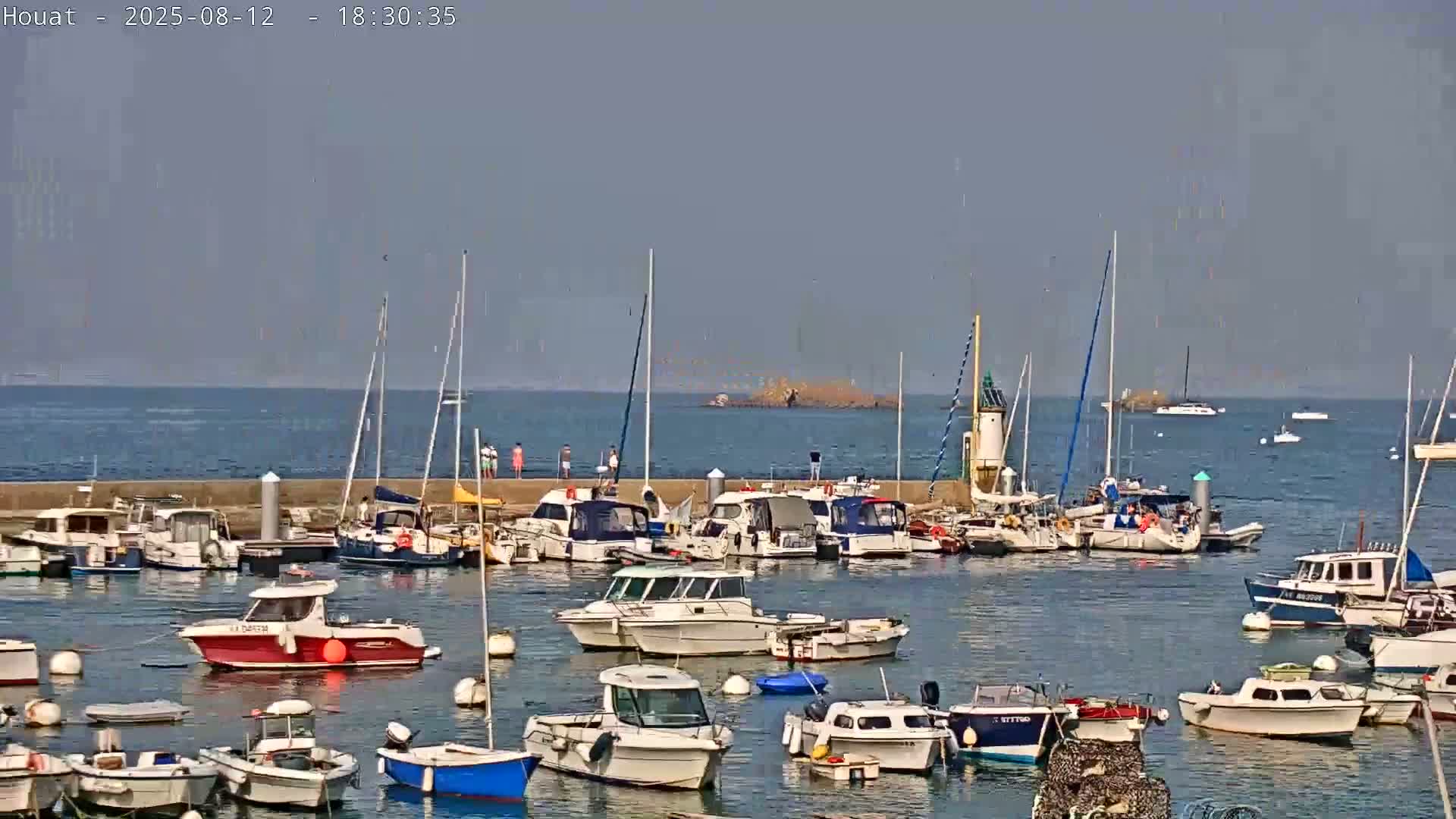 Houat Island Coast Live Cam - Ile-d'Houat, Morbihan, Bretagne, France