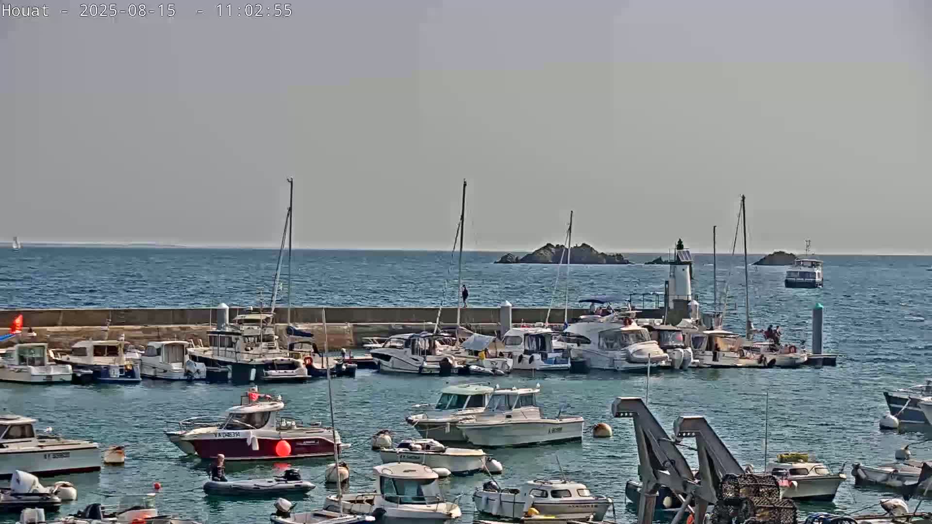 Houat Island Coast Live Cam - Ile-d'Houat, Morbihan, Bretagne, France