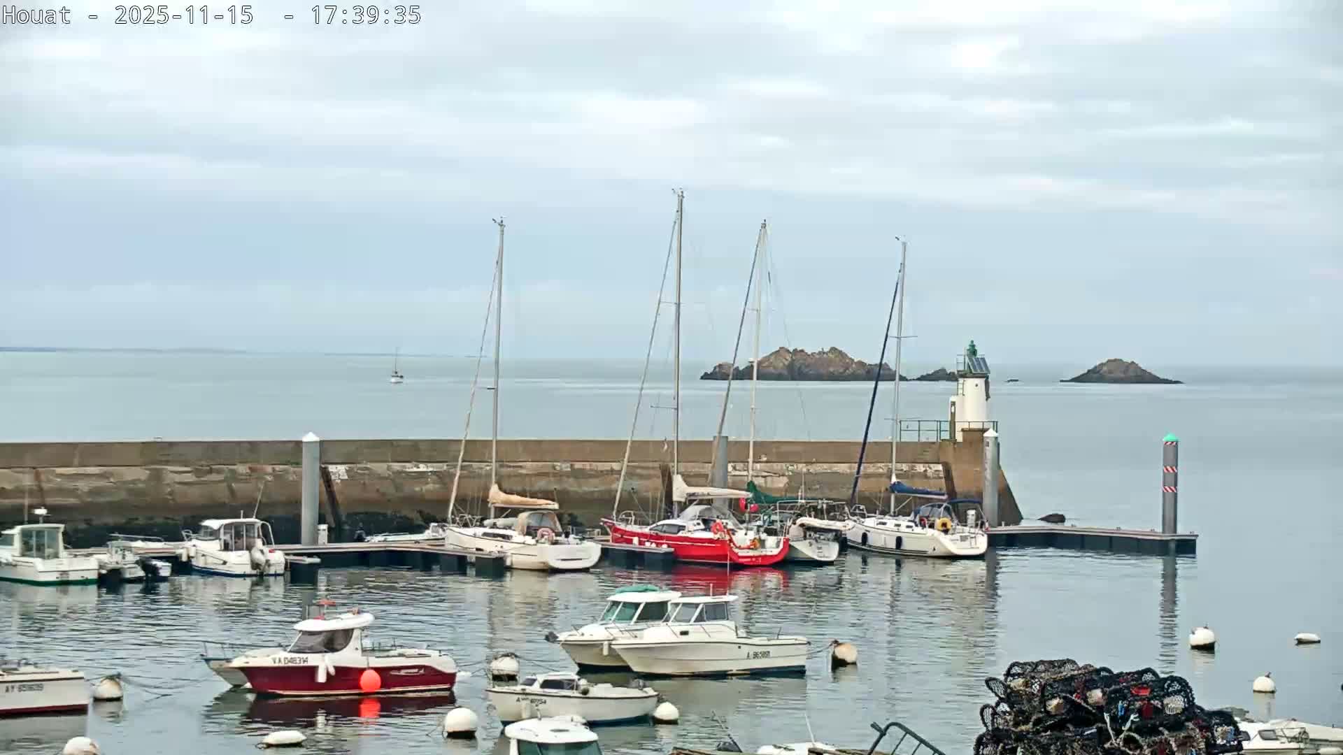 Houat Island Coast Live Cam - Ile-d'Houat, Morbihan, Bretagne, France