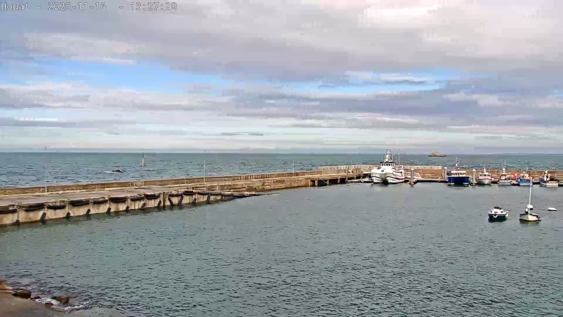 Houat Island Coast Live Cam - Ile-d'Houat, Morbihan, Bretagne, France