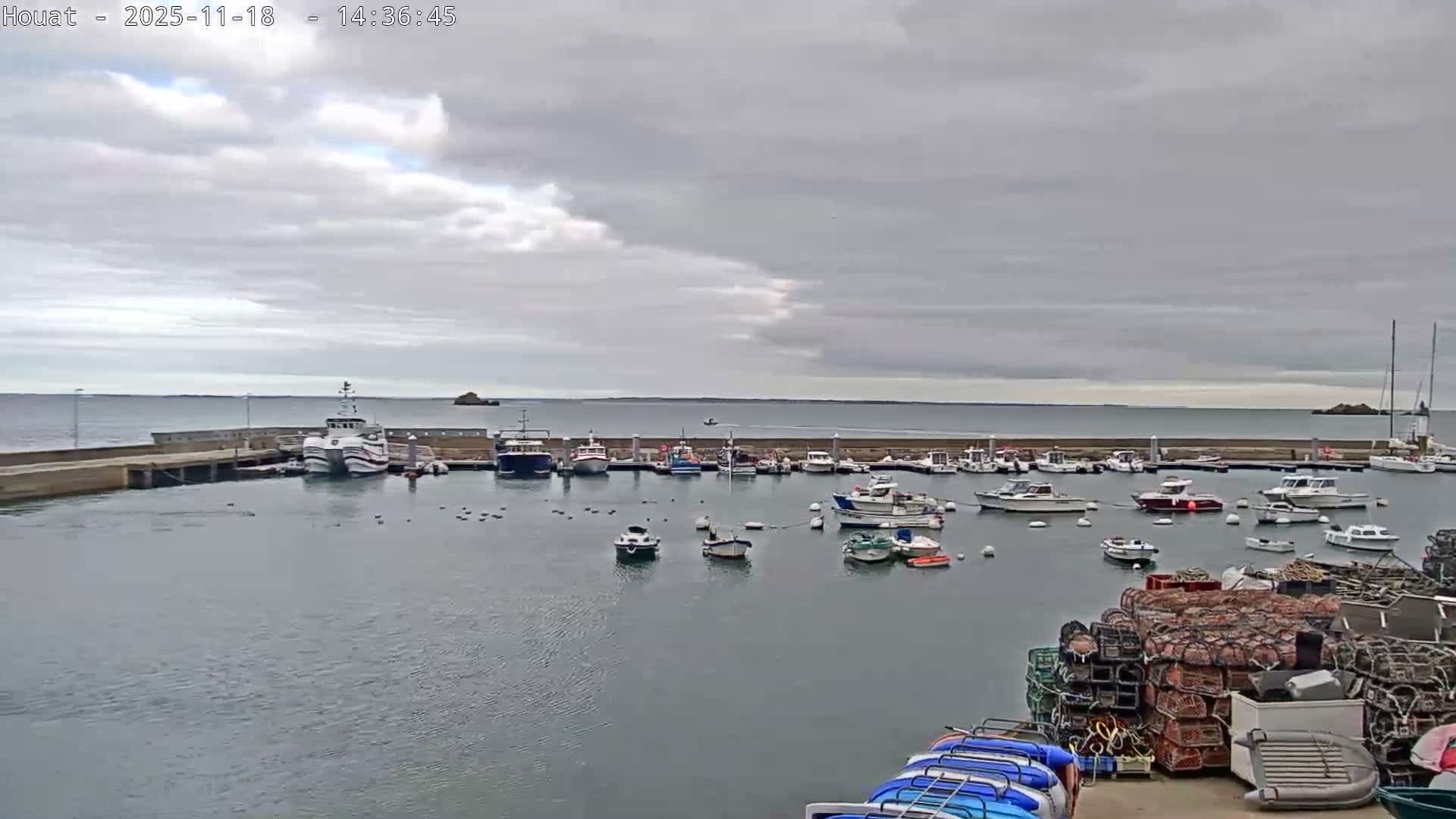 Houat Island Coast Live Cam - Ile-d'Houat, Morbihan, Bretagne, France
