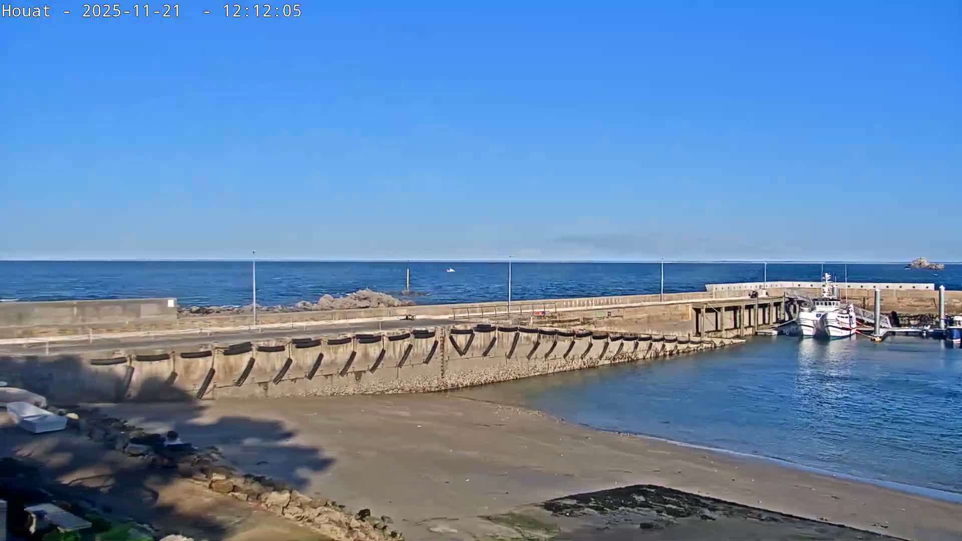 Houat Island Coast Live Cam - Ile-d'Houat, Morbihan, Bretagne, France