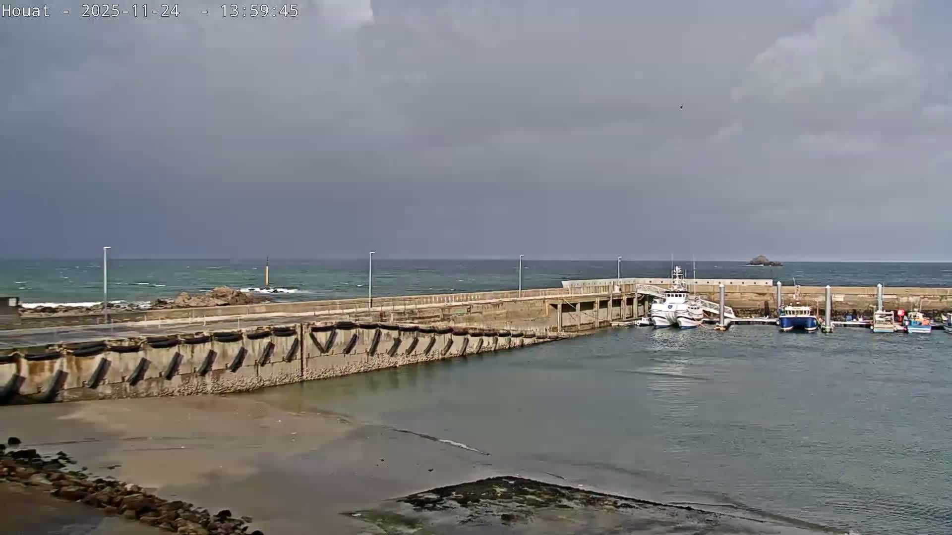 Houat Island Coast Live Cam - Ile-d'Houat, Morbihan, Bretagne, France