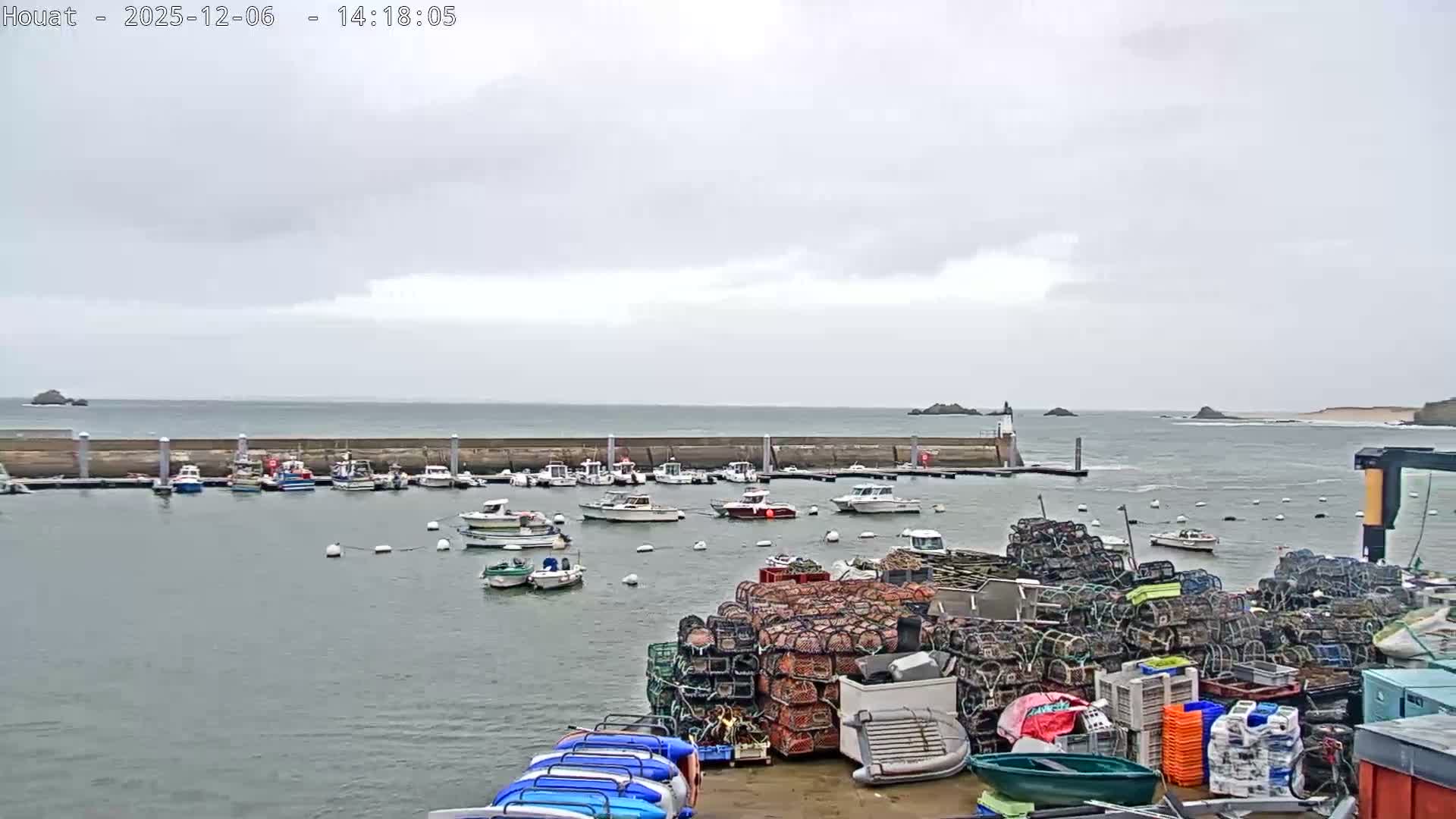 Houat Island Coast Live Cam - Ile-d'Houat, Morbihan, Bretagne, France