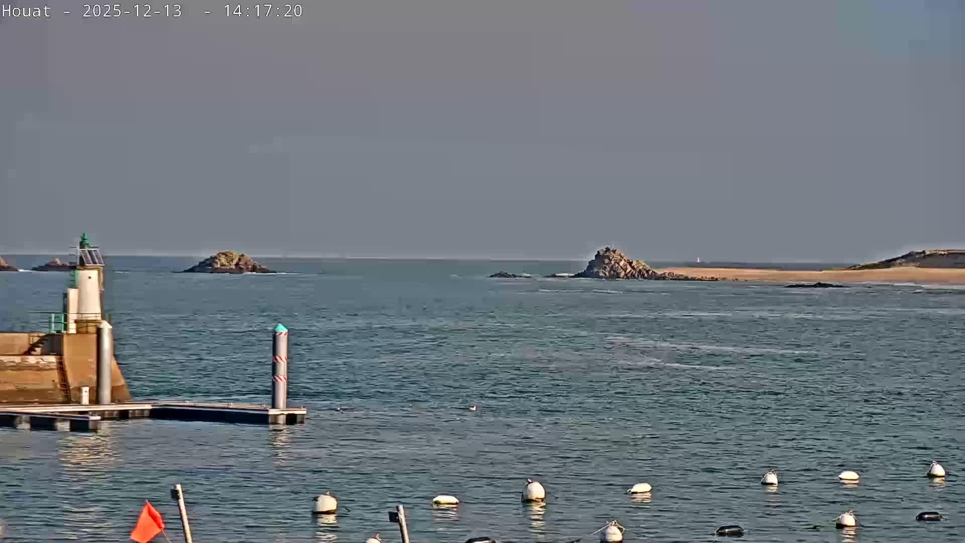 Houat Island Coast Live Cam - Ile-d'Houat, Morbihan, Bretagne, France