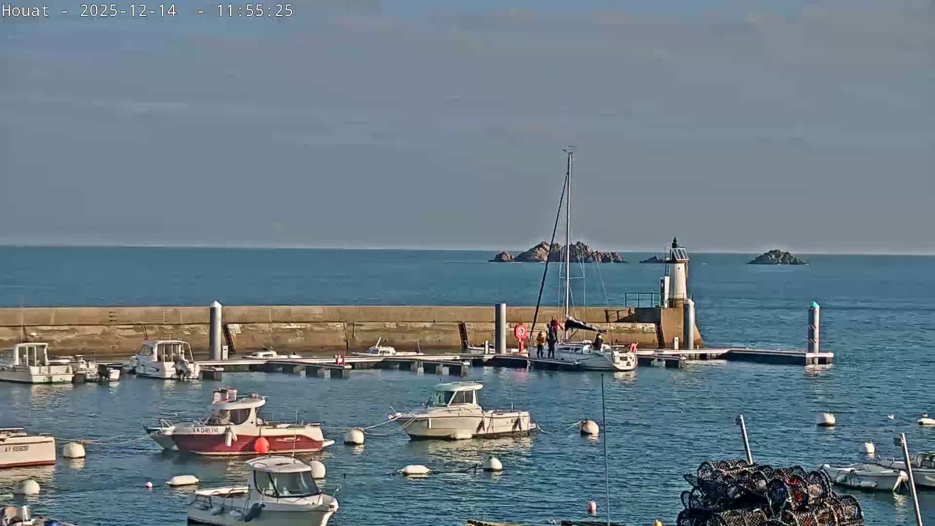 Houat Island Coast Live Cam - Ile-d'Houat, Morbihan, Bretagne, France
