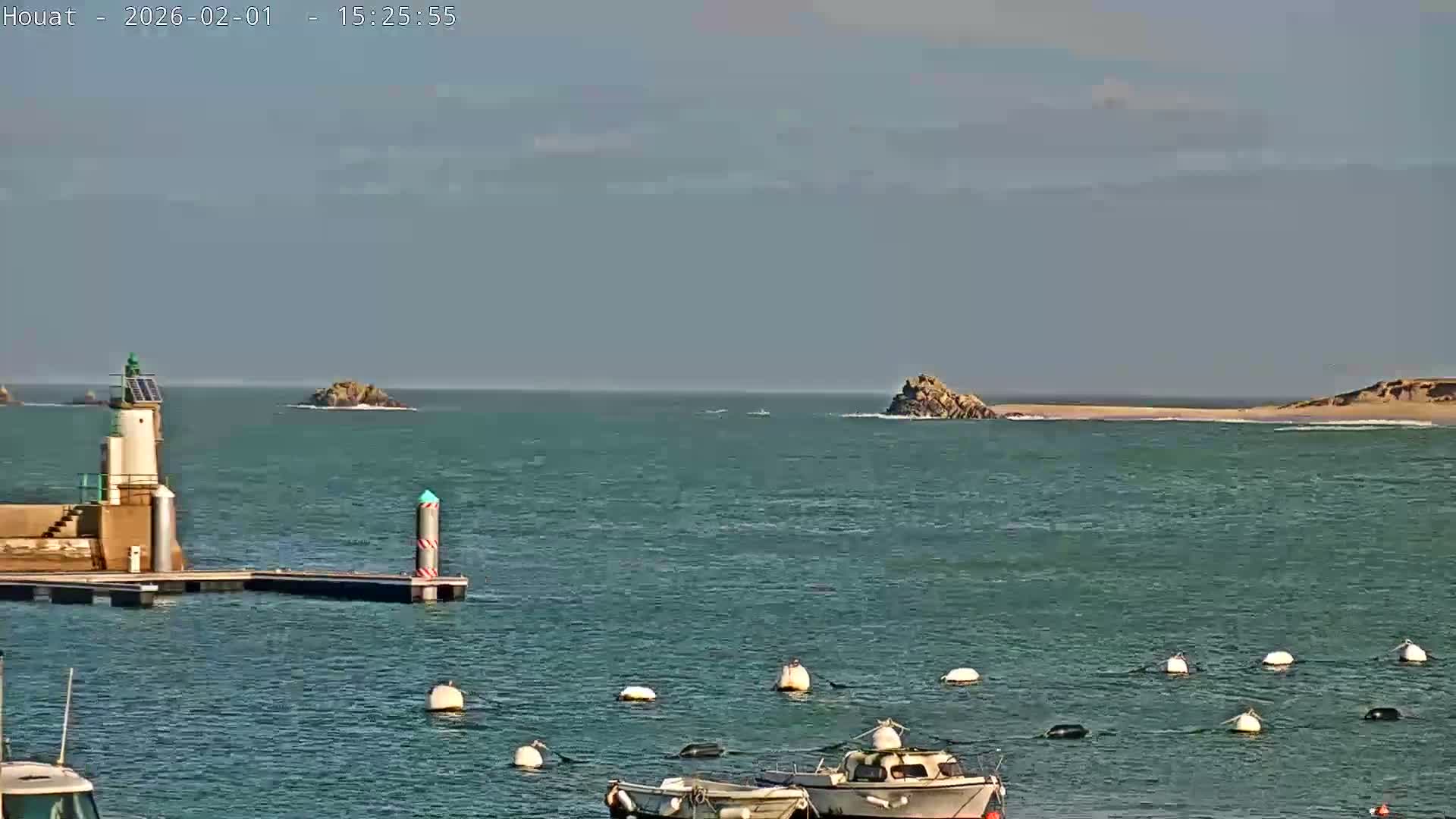 Houat Island Coast Live Cam - Ile-d'Houat, Morbihan, Bretagne, France