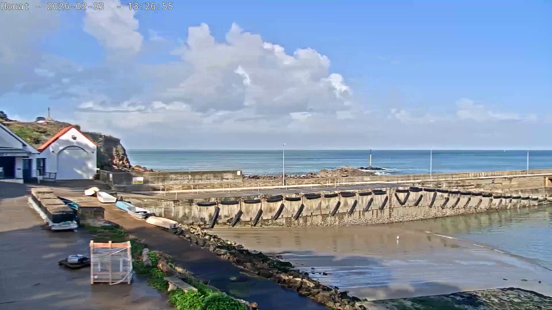 Houat Island Coast Live Cam - Ile-d'Houat, Morbihan, Bretagne, France