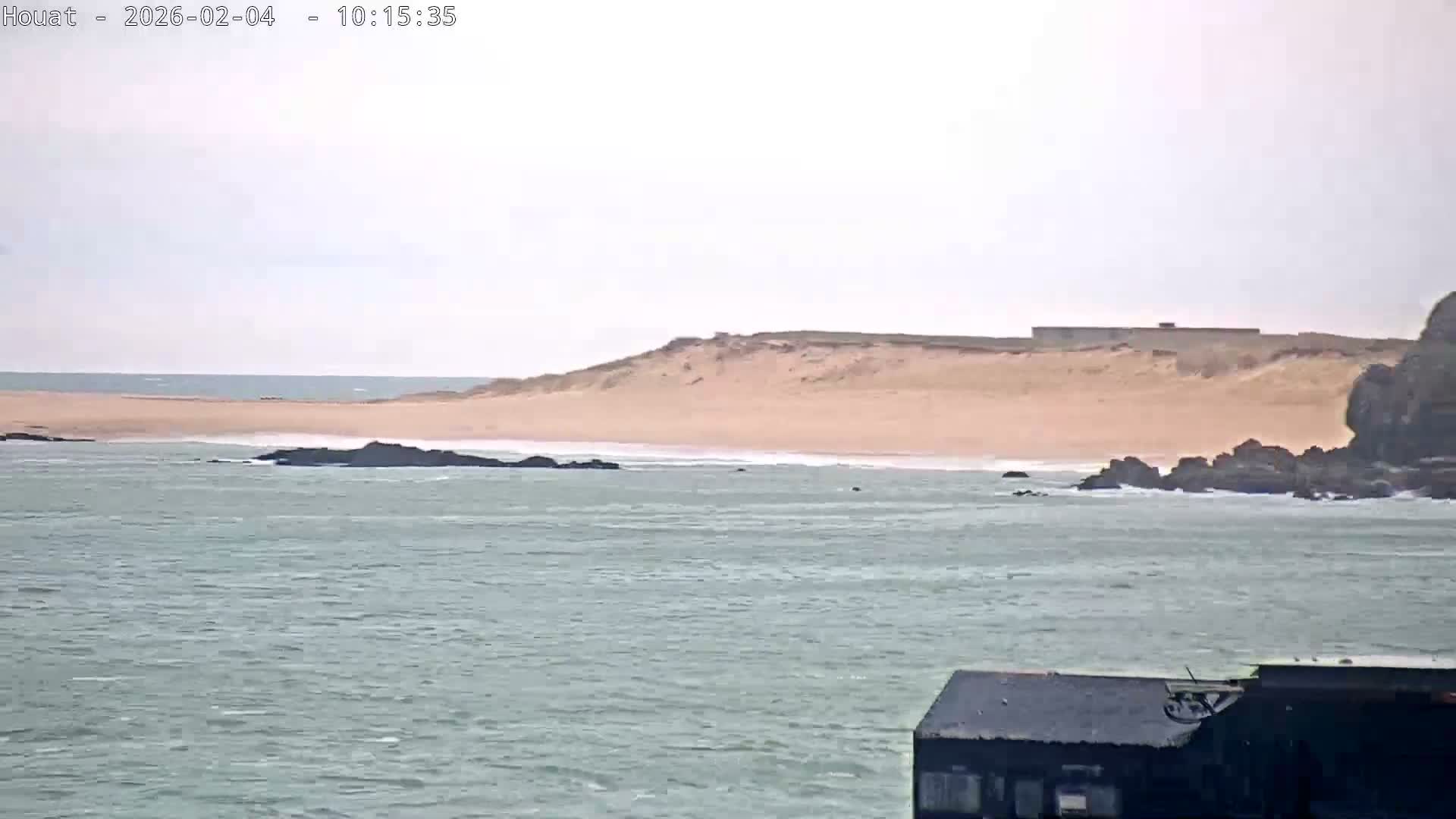 Houat Island Coast Live Cam - Ile-d'Houat, Morbihan, Bretagne, France