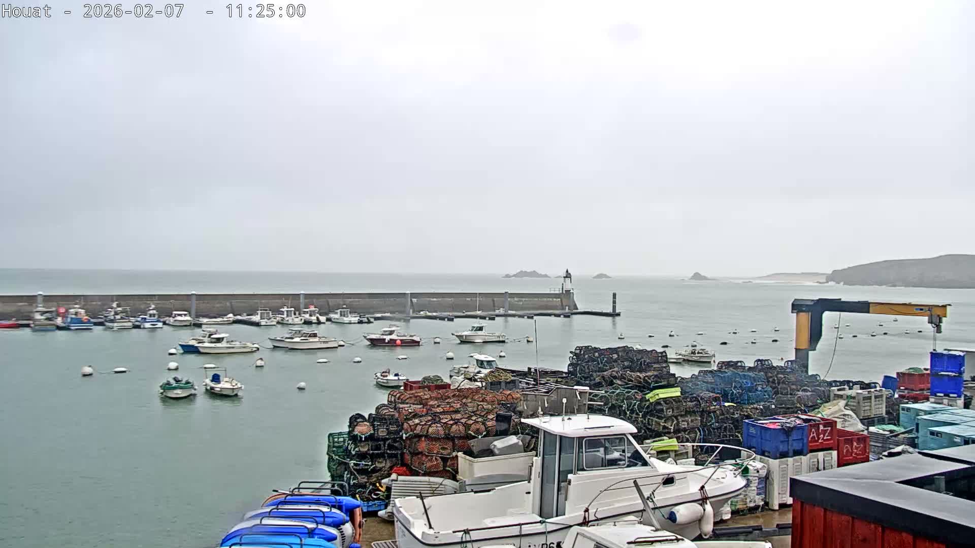 Houat Island Coast Live Cam - Ile-d'Houat, Morbihan, Bretagne, France
